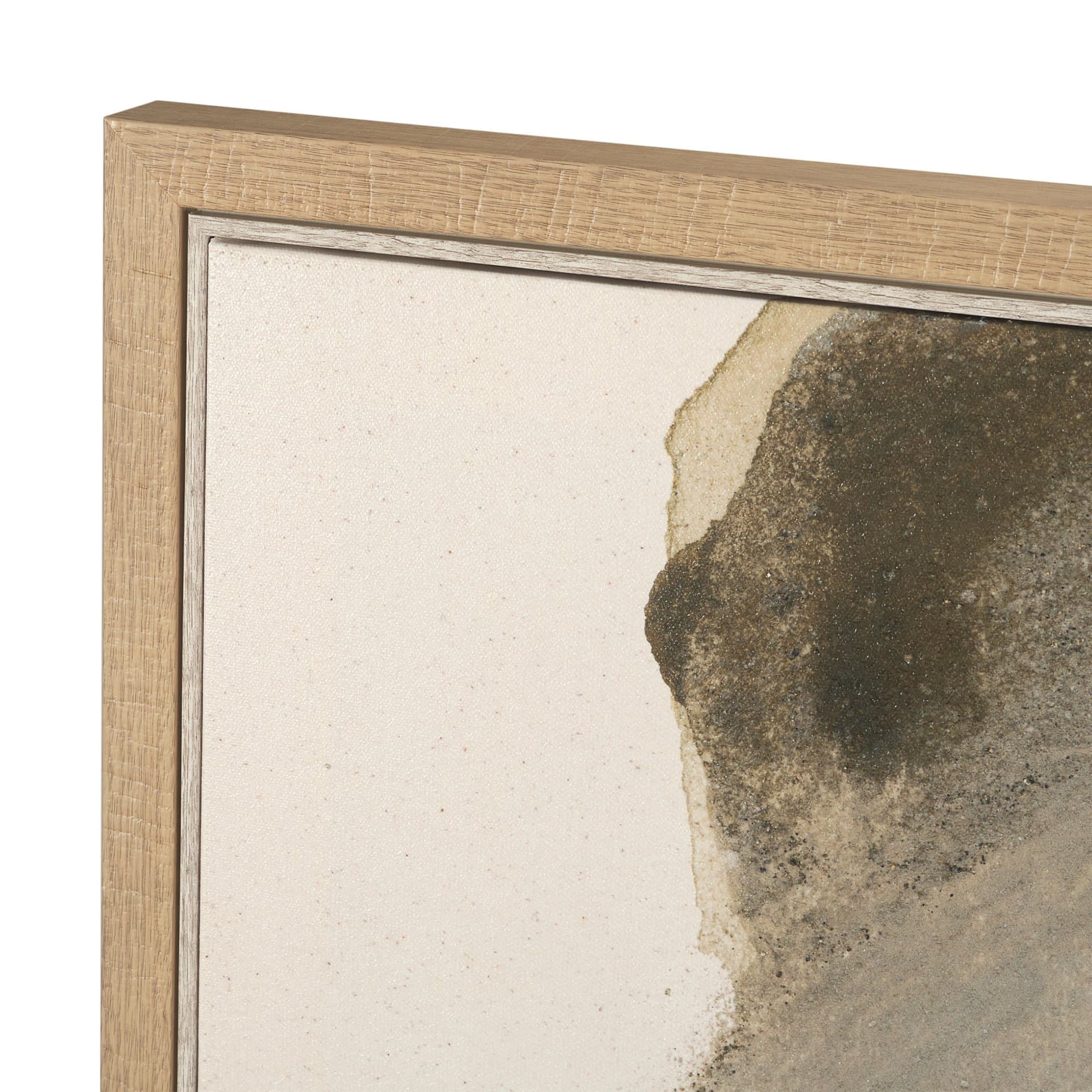 Aura by Ira Havuka Hand-Embellished Textured Framed Canvas Artwork — product photograph