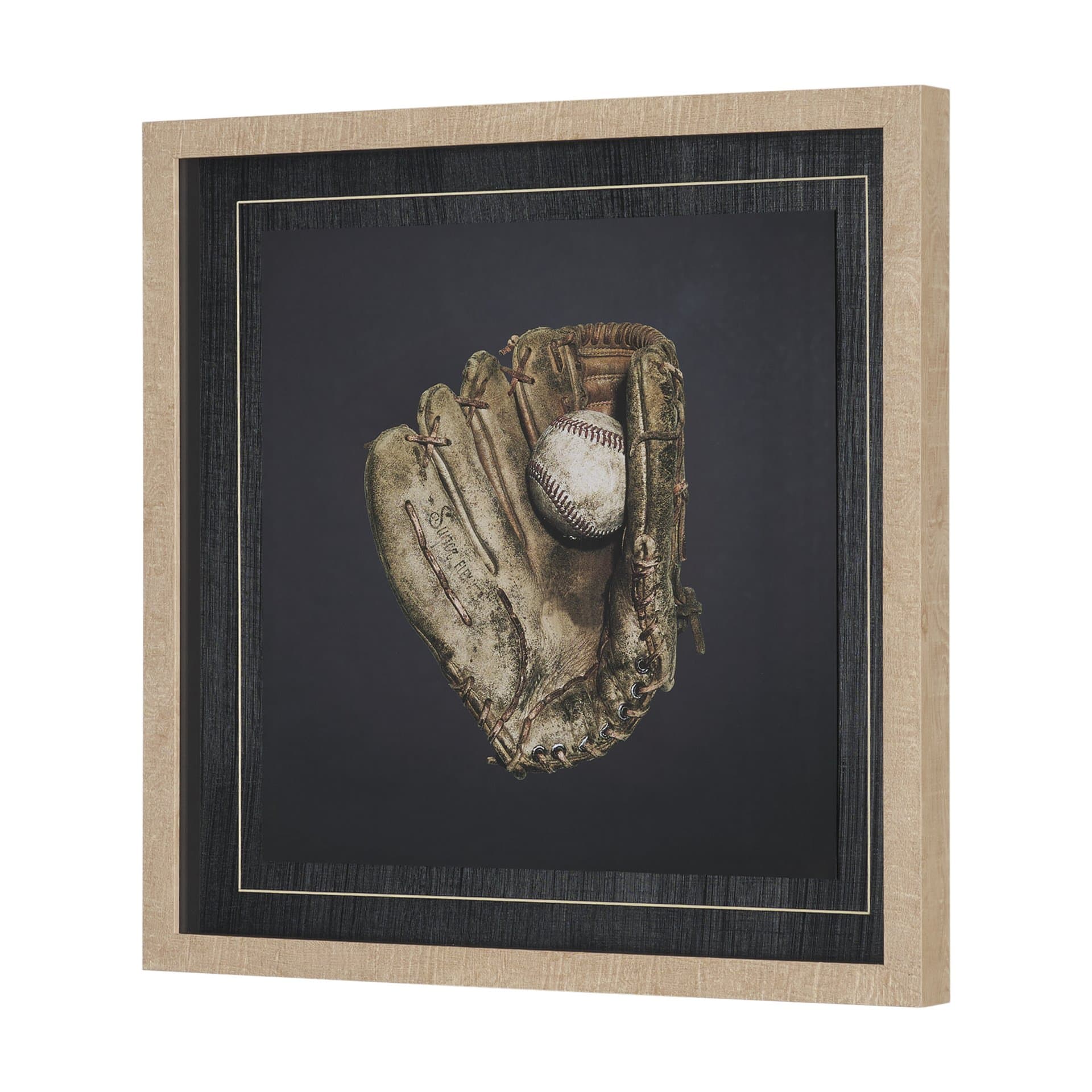 Double Play V by Mercana Studio Textured Framed Art Print Matted under Glass — product photograph