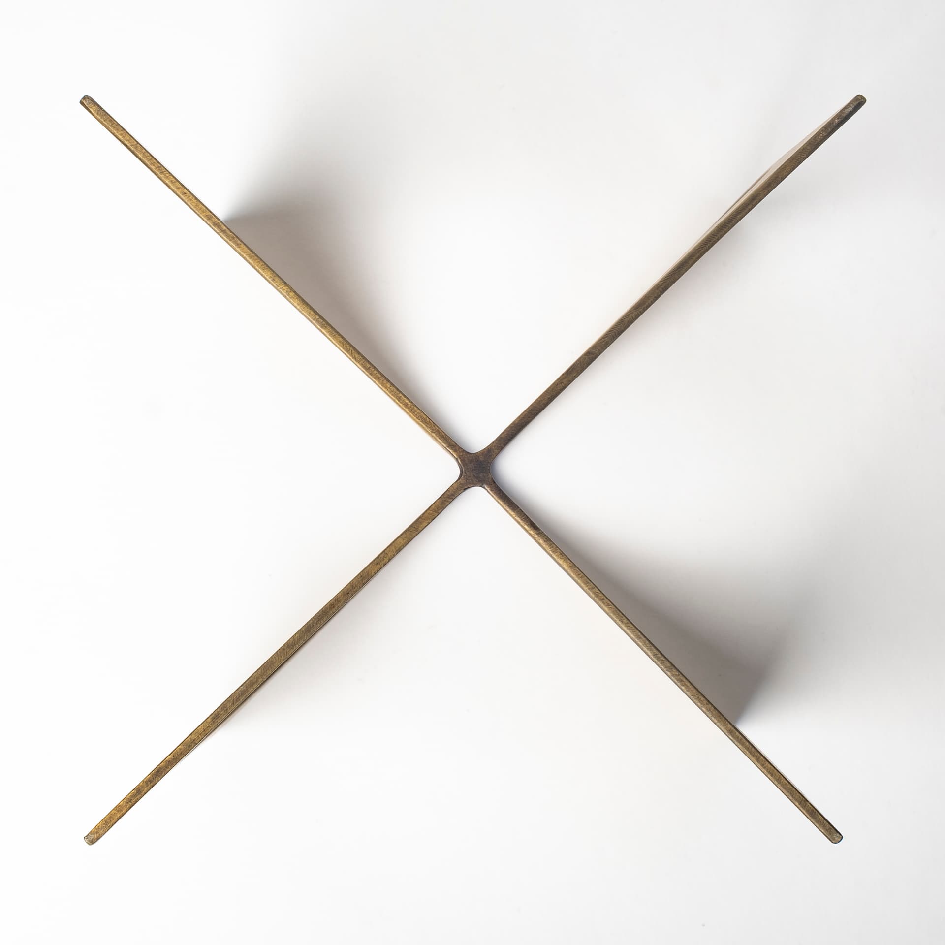 Lima II (Large) 10L x 10W Gold Geometric Decorative Object — product photograph
