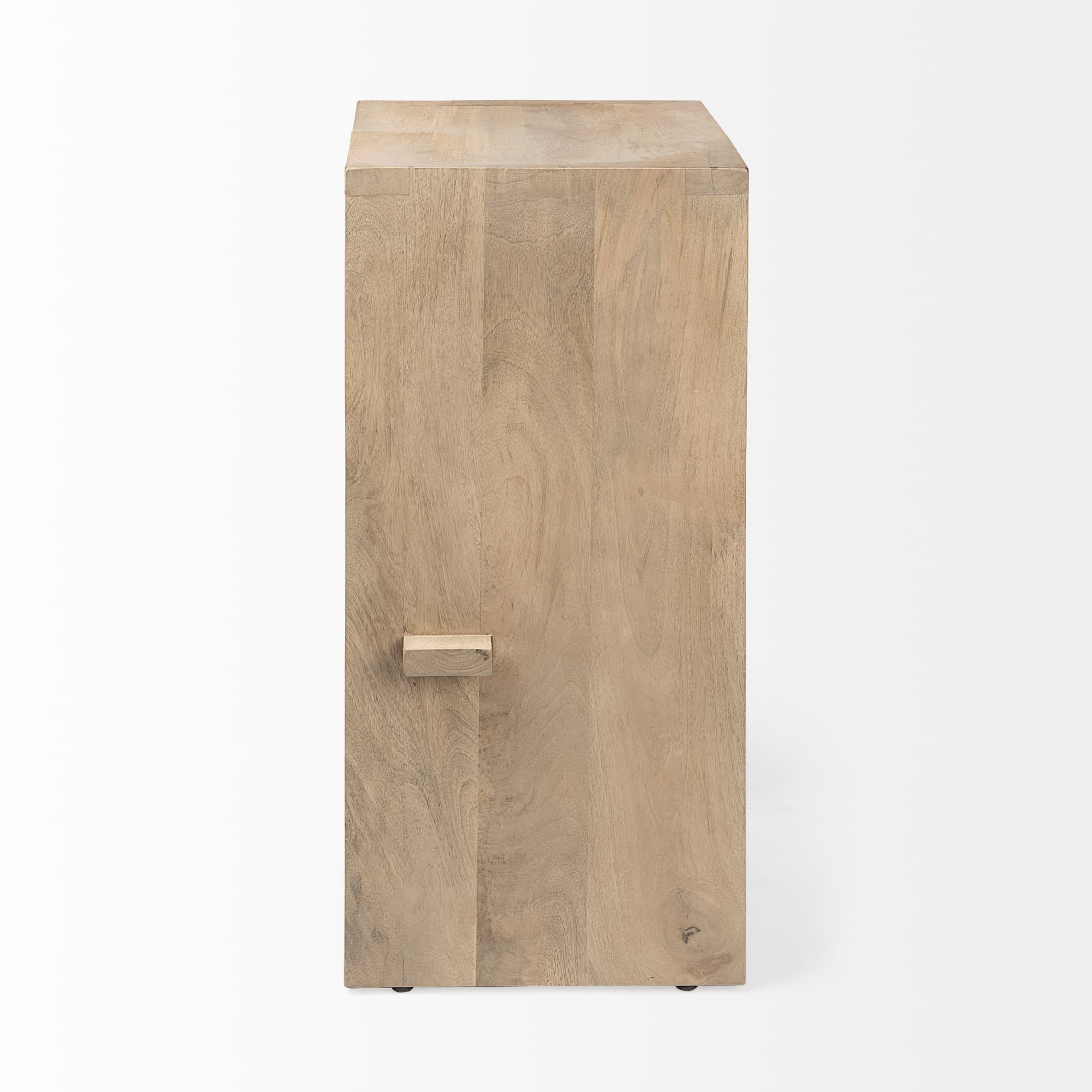 Aida Backless 30in Seat Bar Stool | Light Brown — product photograph