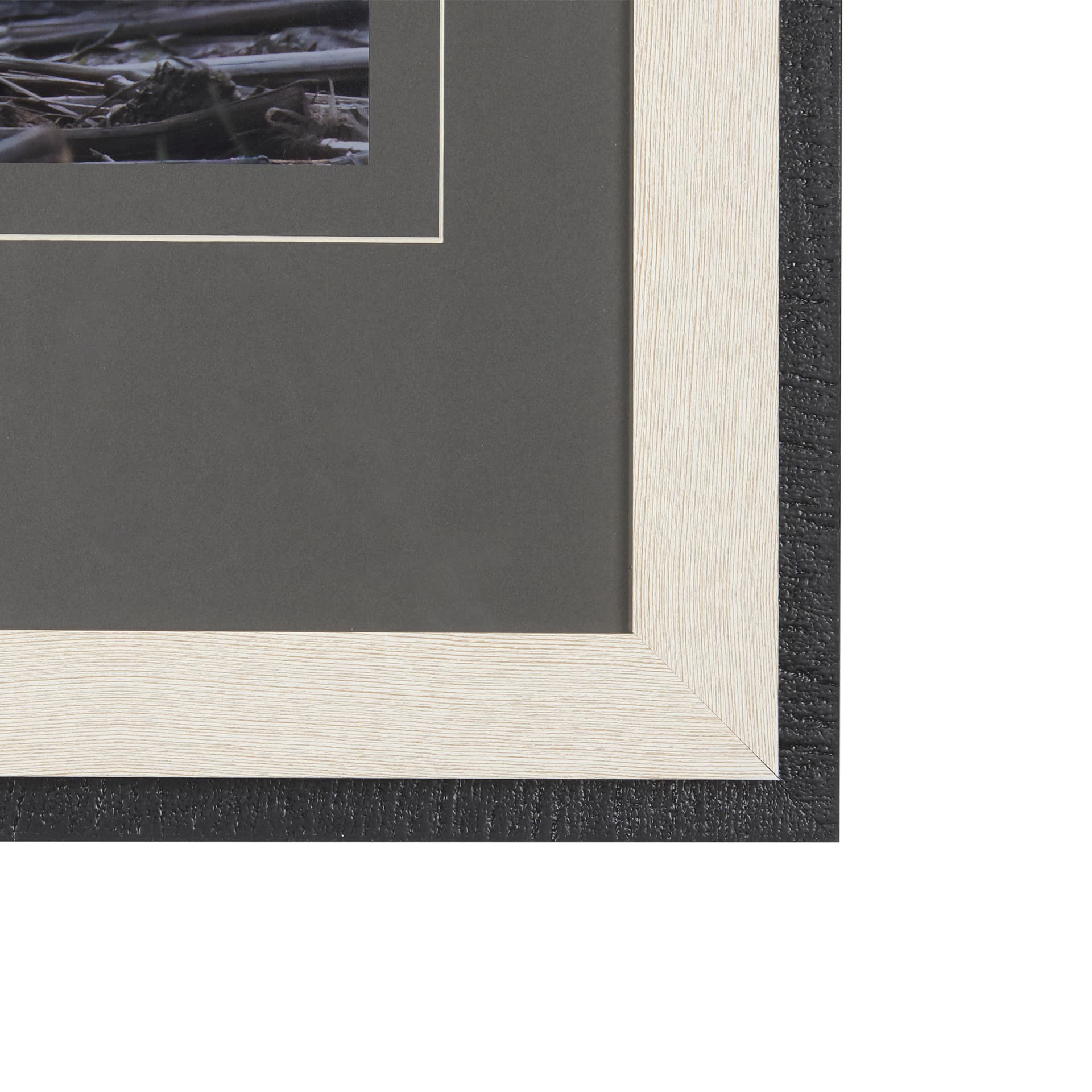 Standing Bear by Chad Mackay a Hand Embellished Textured Framed Photo Art Print Matted under Glass — product photograph