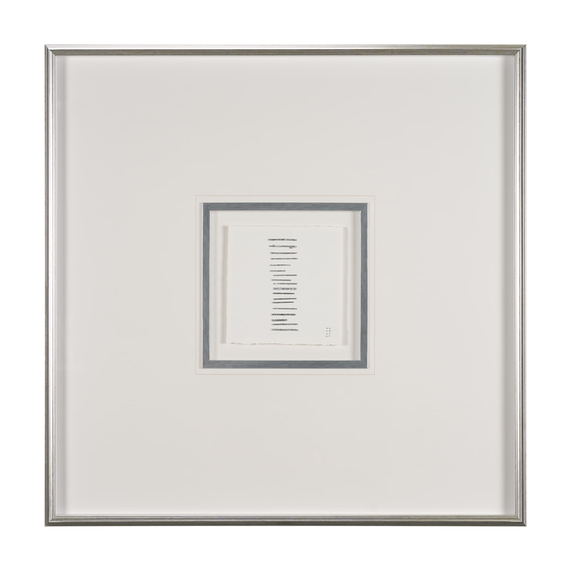 Short Straw I by Studio M a handmade Original Framed Artwork under Glass — product photograph