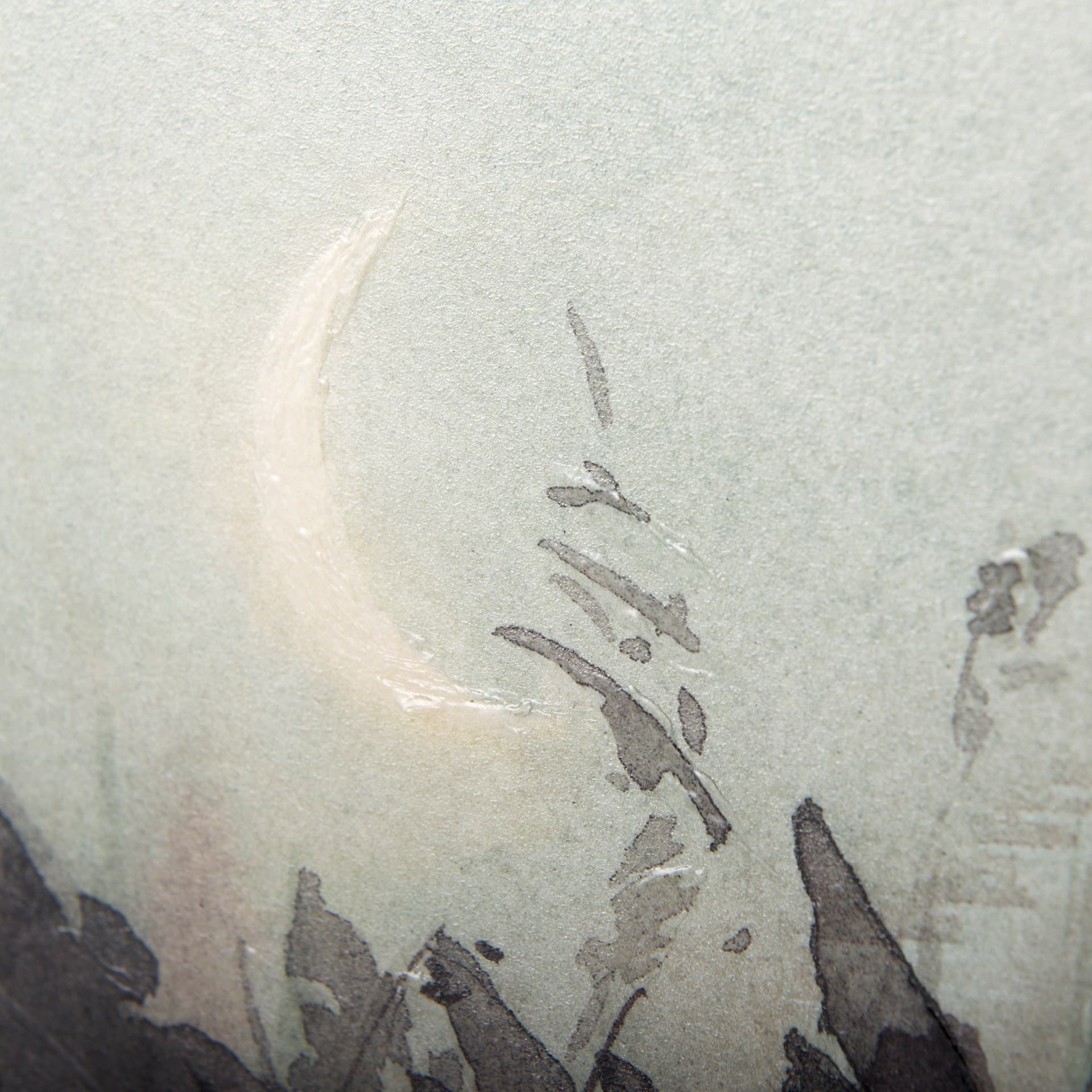 Moon Sets, Sun Rises by Mercana Studio a Hand Embellished Textured Framed Art Print — product photograph