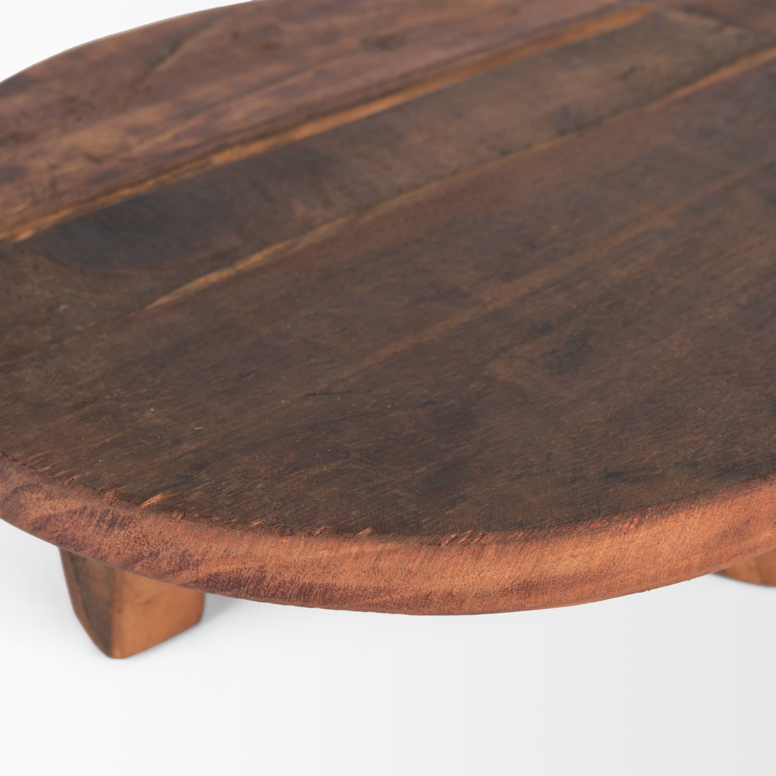 Iza Medium Brown Wooden Riser (Set of 2) — product photograph