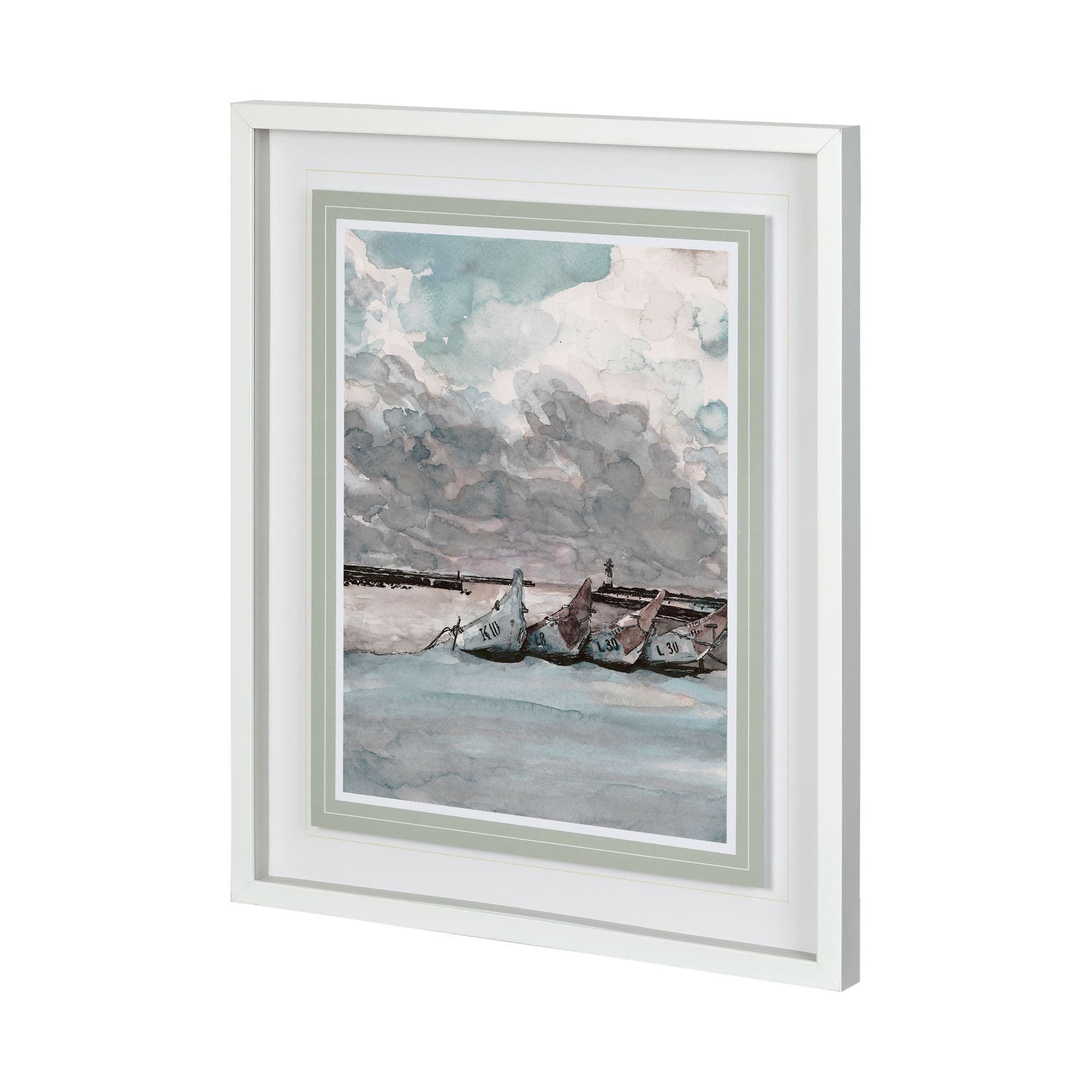 Minato II by Amber Zhou a Framed Art Print Matted under Glass — product photograph