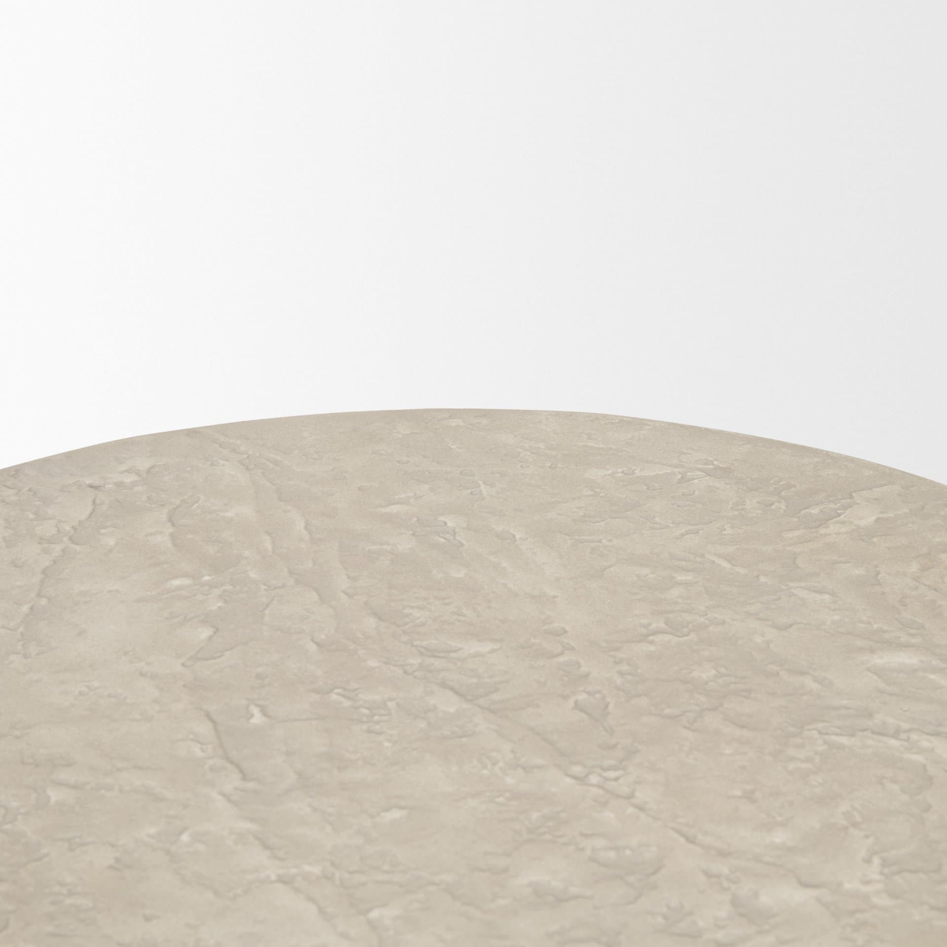 Mesa Round Stone Finish Pillar Accent Table — product photograph
