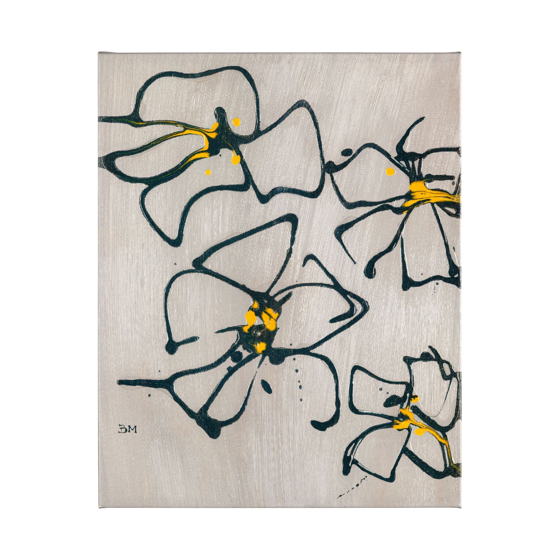 Blossom I by Mercana Studio a Hand Embellished Textured Canvas — product photograph
