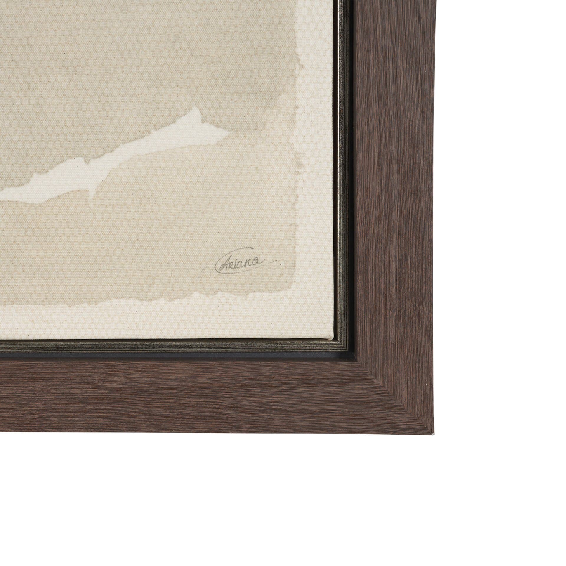 Blush by Mercana Studio Hand-Embellished Textured Framed Canvas Artwork — product photograph