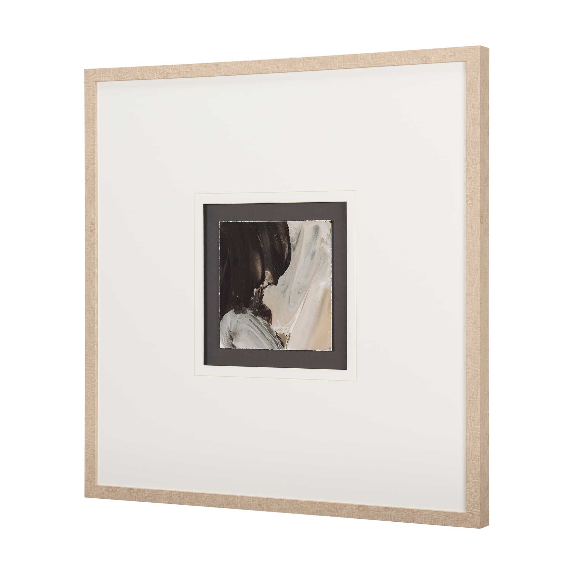 Harmonic I by Mercana Studio a Hand Embellished Textured Framed Art Print Matted under Glass — product photograph