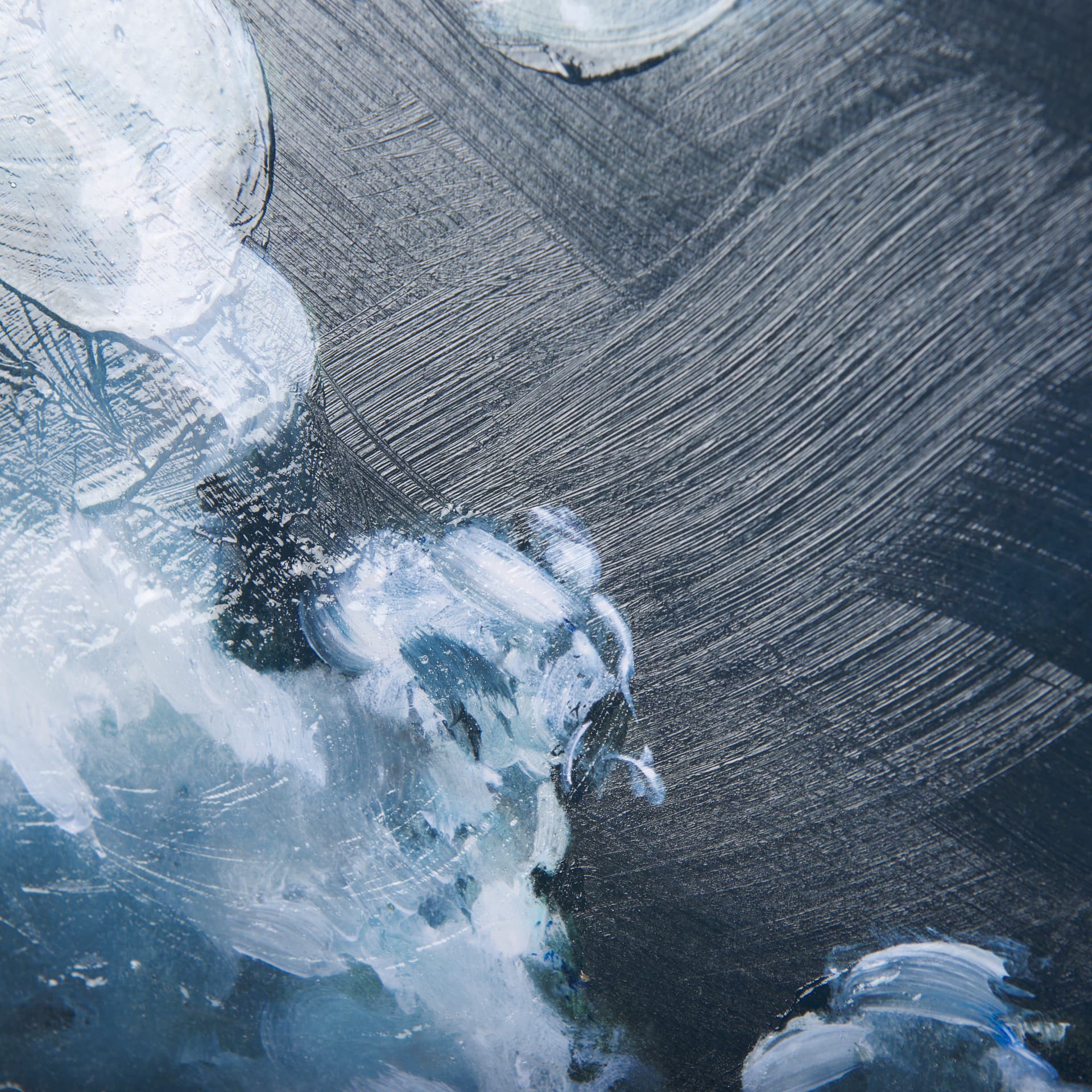 Night cloud II by Mercana Studio a Hand Embellished Textured Framed Art Print — product photograph