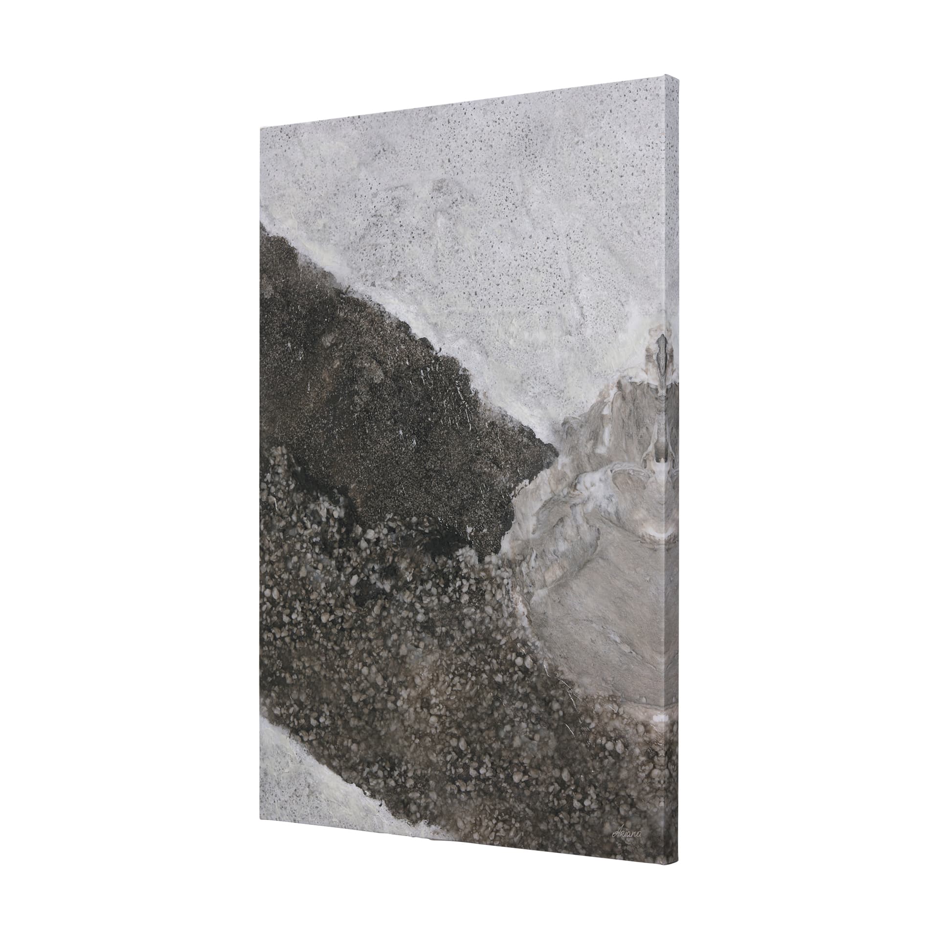 Mudslide II by Mercana Studio a Hand Embellished Textured Canvas — product photograph