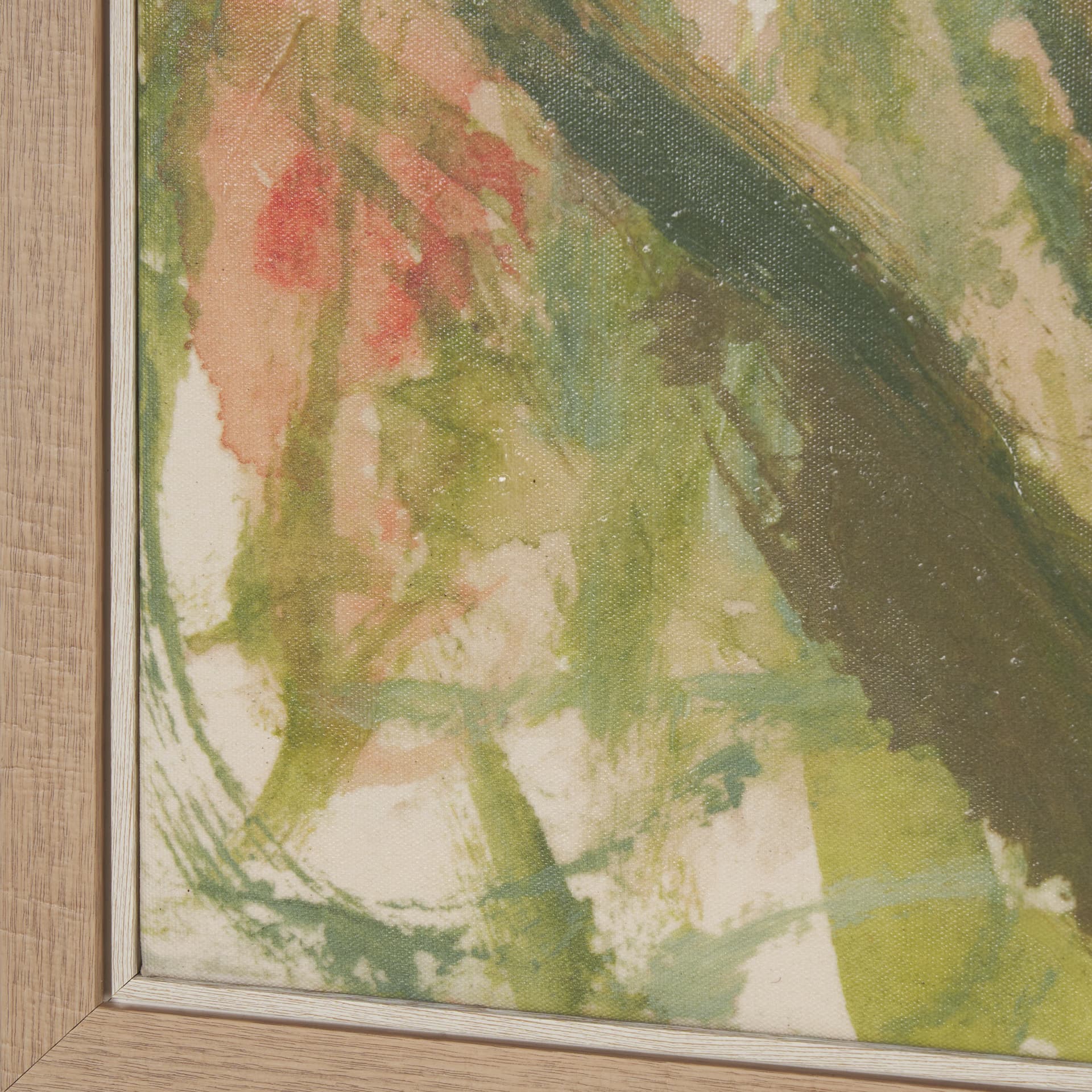 Springs Ritual by Mercana Studio a Hand Embellished Textured Framed Canvas — product photograph