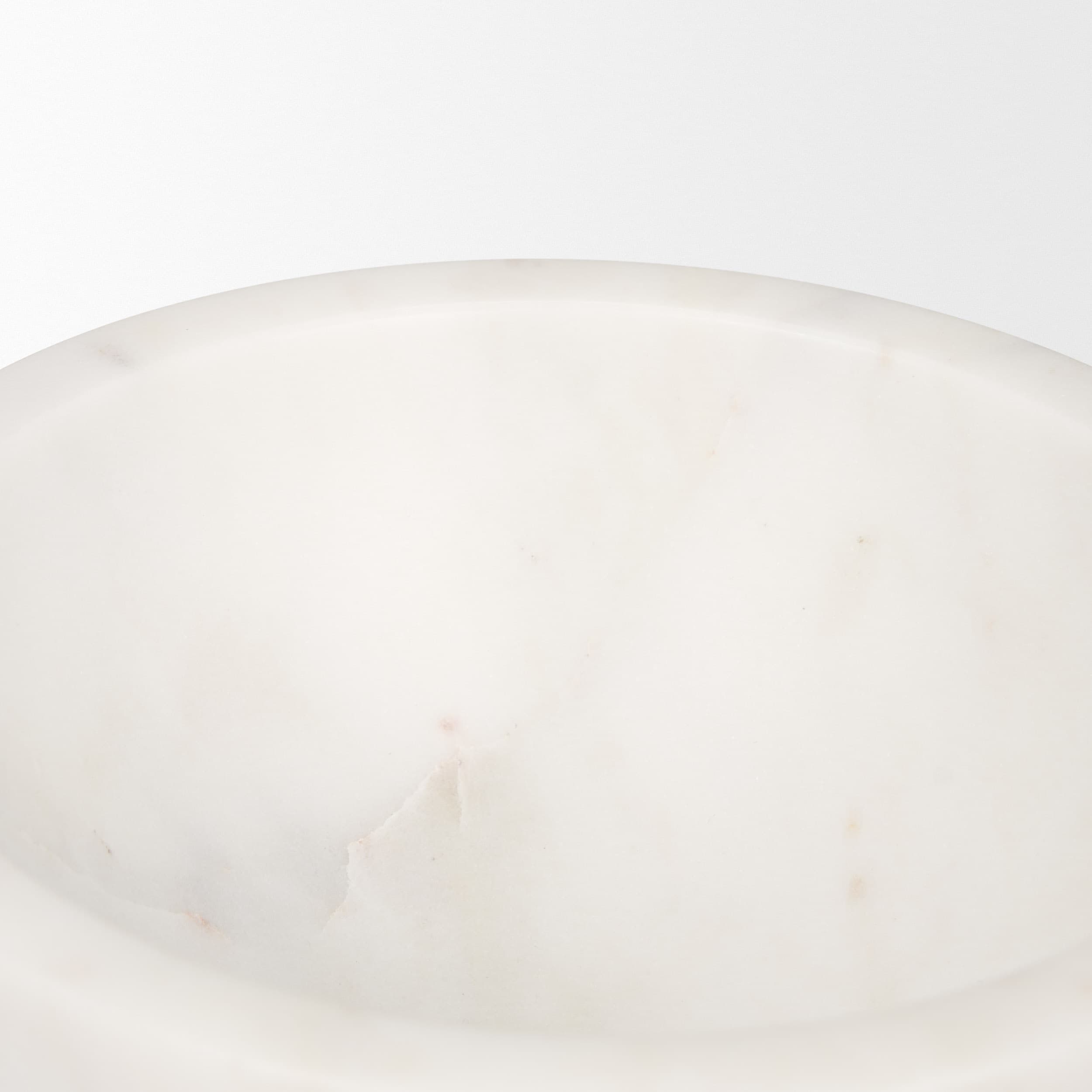 Katora Small Premium Solid White Marble Bowl — product photograph