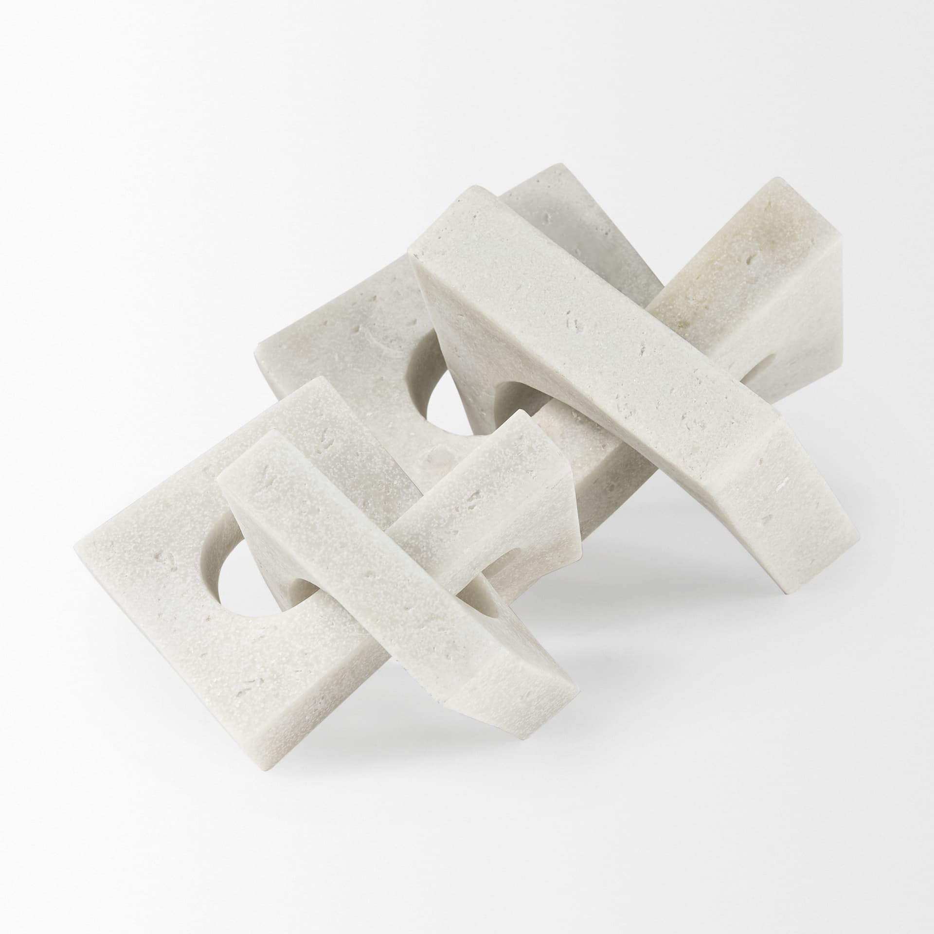 Linx Small Granite Resin Sculpture Decorative Object — product photograph