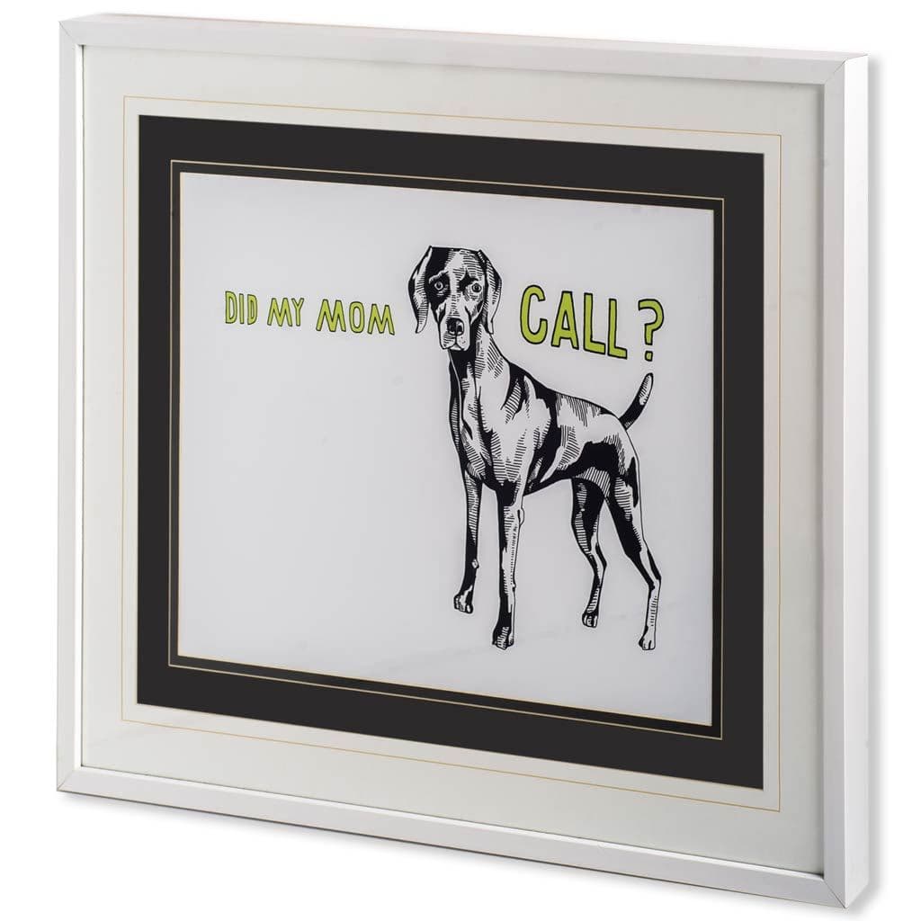 Weimaraner by Marie, Natasha a Framed Art Print Matted under Glass — product photograph