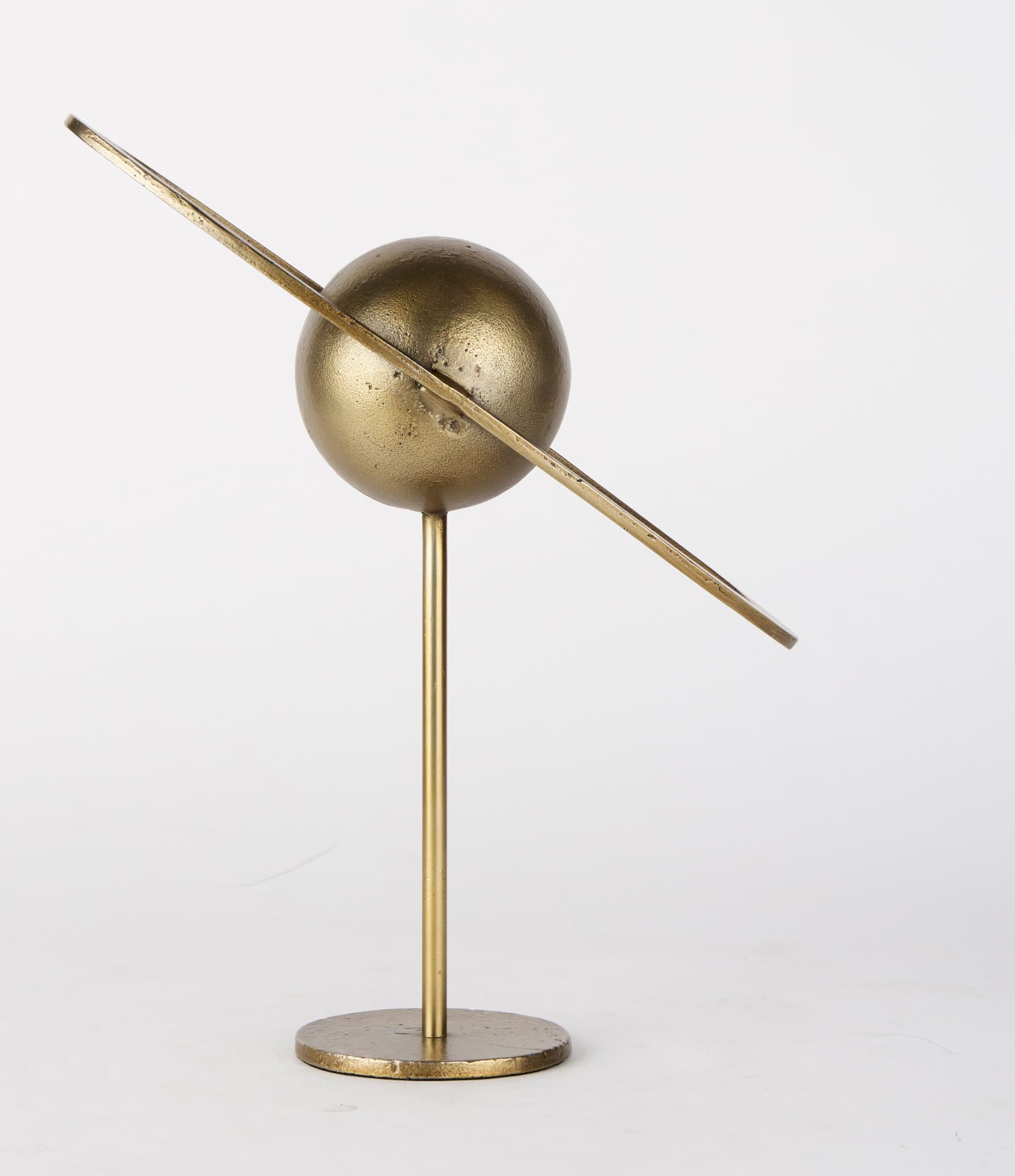 Atlas 15.0L x 7.0W x 16.0H Gold Metal Solar System Ornament — product photograph