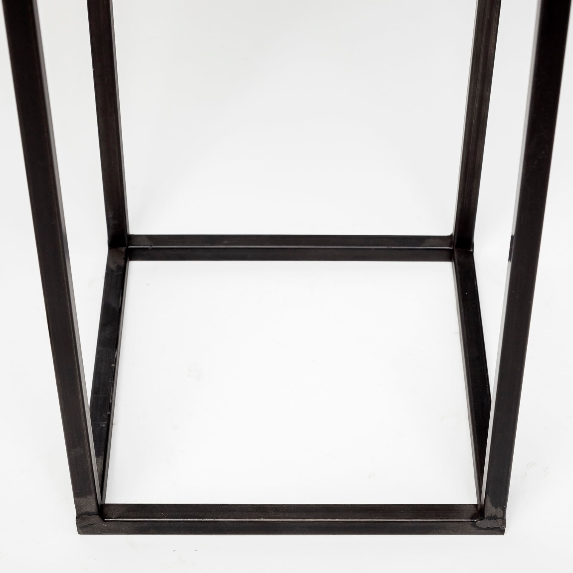 Steen Set of Two Black Meshed Metal Candle Holder Lanterns — product photograph