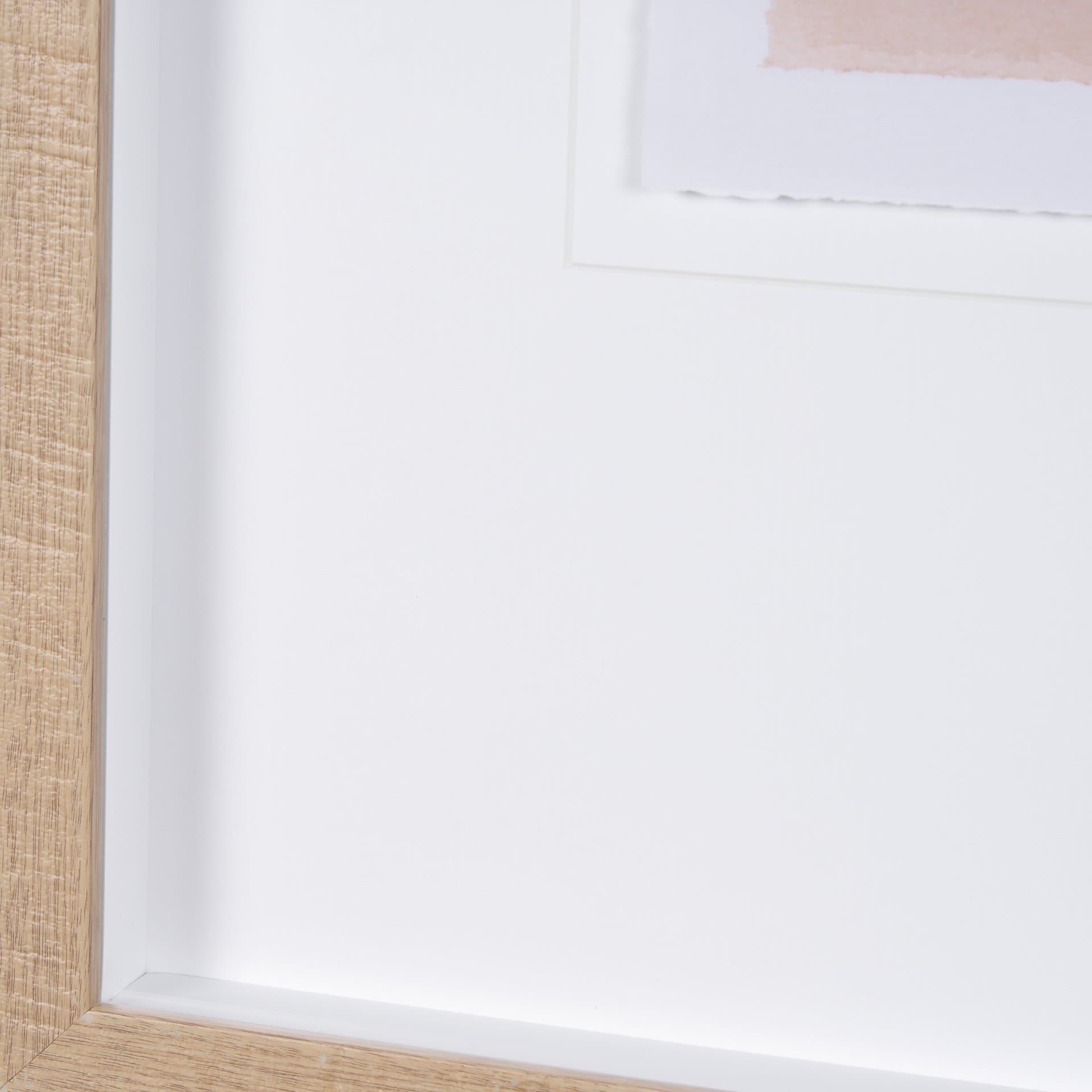 Flower Silhouette-Jasmine by Mercana Studio Hand Embelished Framed Art Print Matted under Glass — product photograph