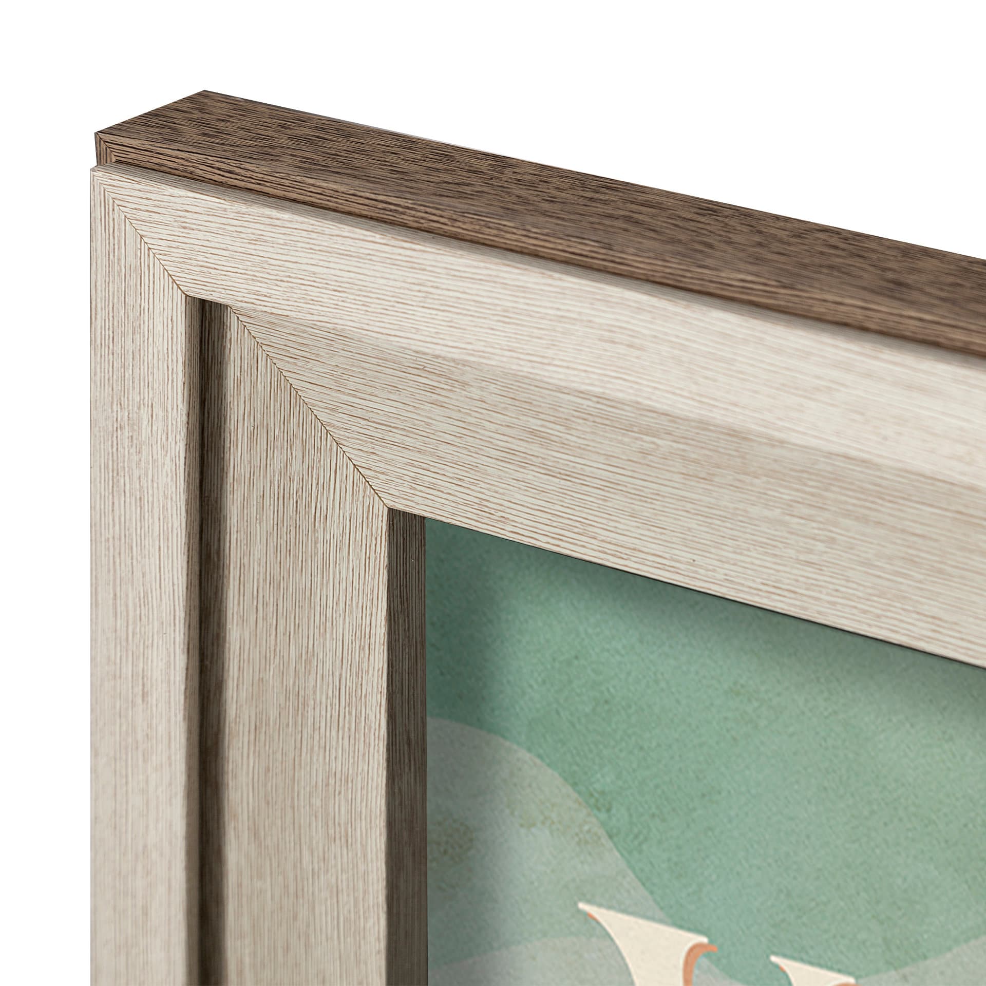 Vancouver Go Canada (XL) by Mercana Studio a Hand Embellished Decograph Framed Art Print under Glass — product photograph