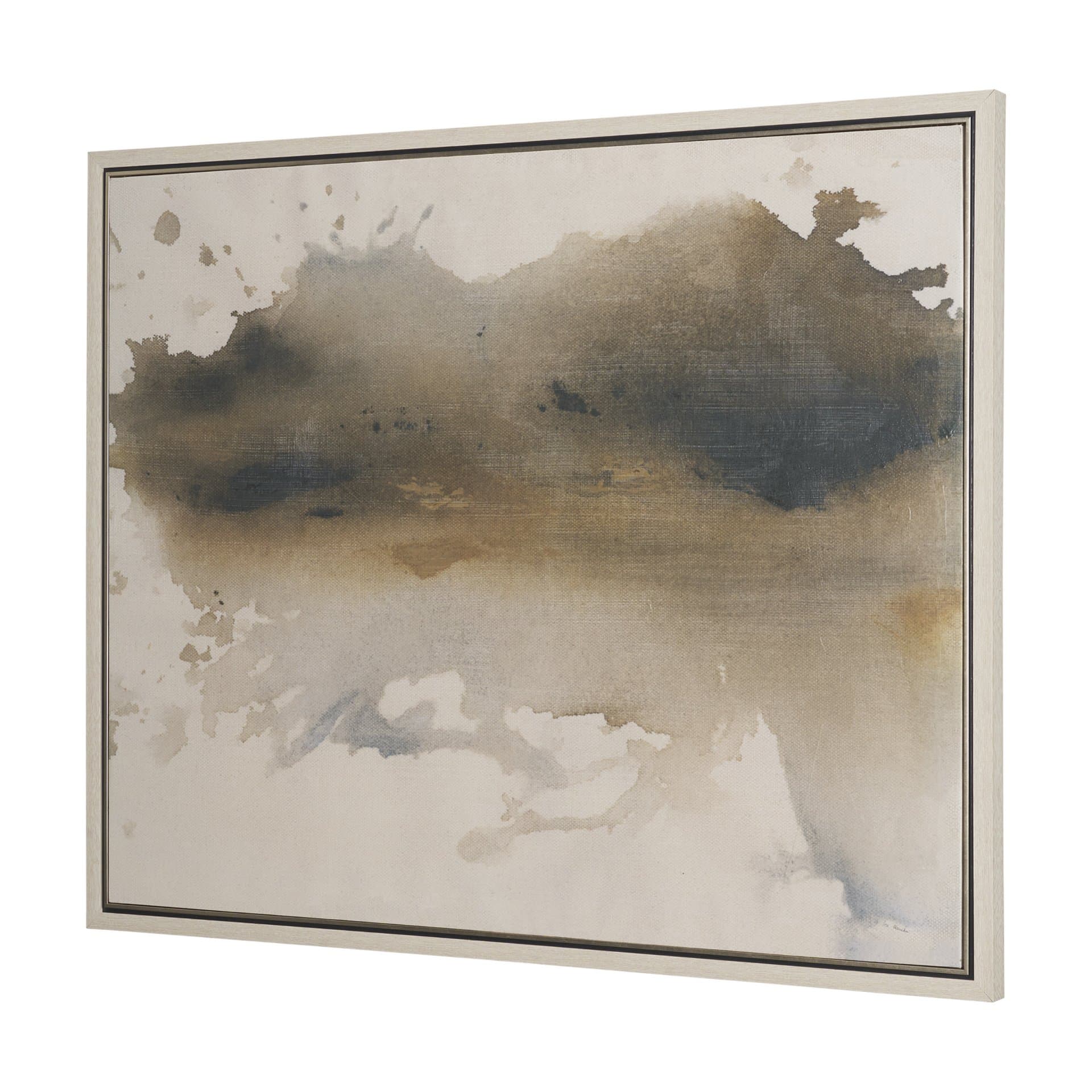 Realization by Ira Havuka Hand-Embellished Textured Framed Canvas Artwork — product photograph