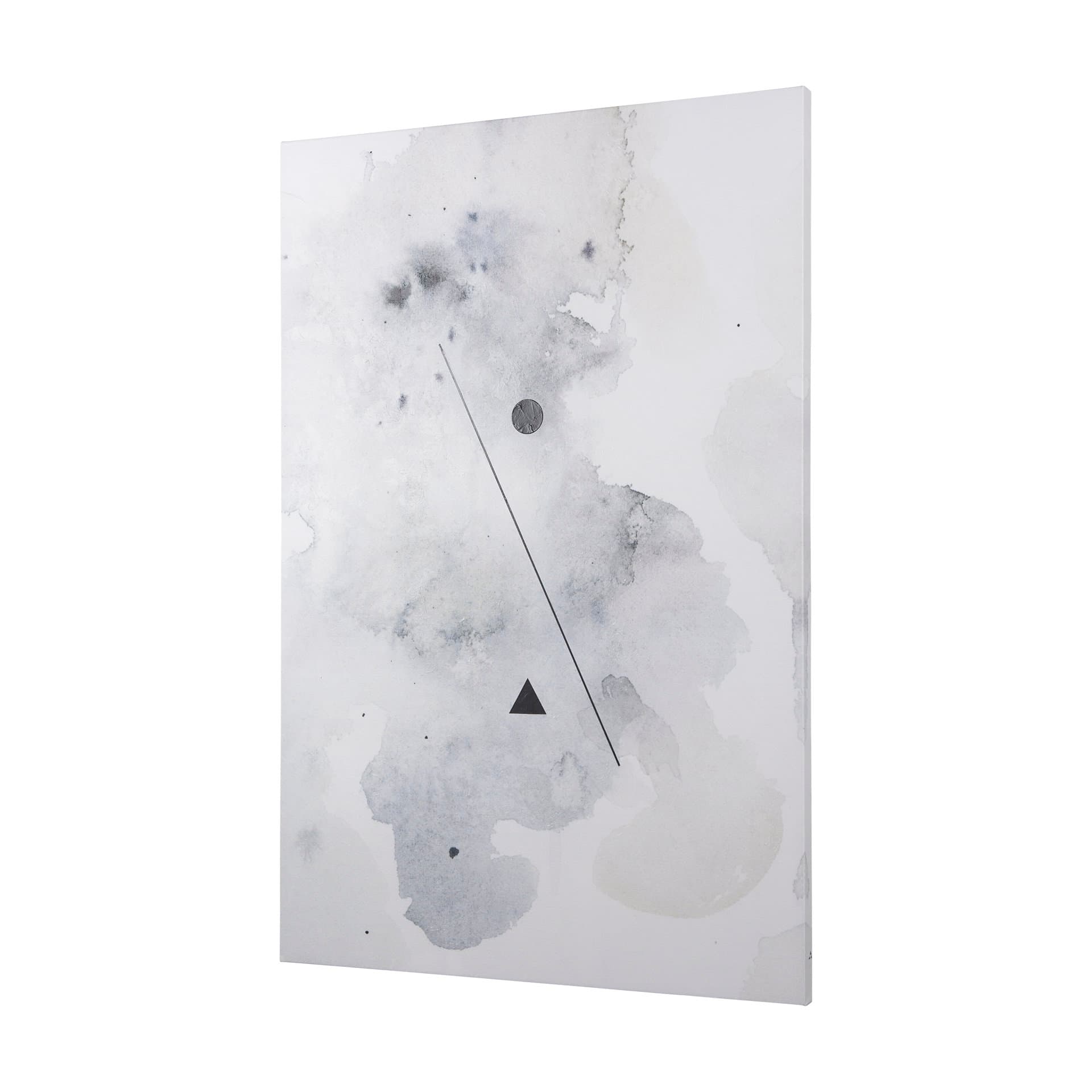 Equilibrium I by Mercana Studio a Hand Embellished Textured Canvas — product photograph