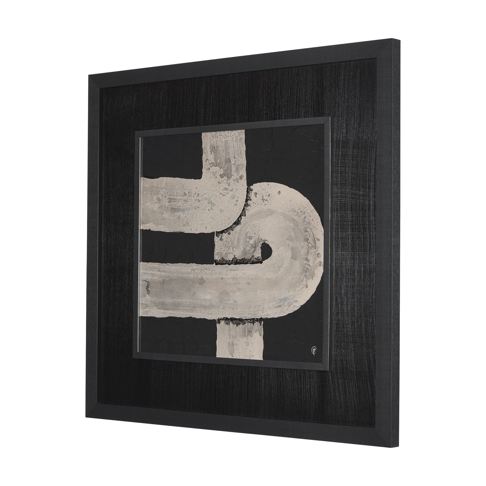 Pipes I by Studio M a handmade Original Framed Artwork under Glass — product photograph