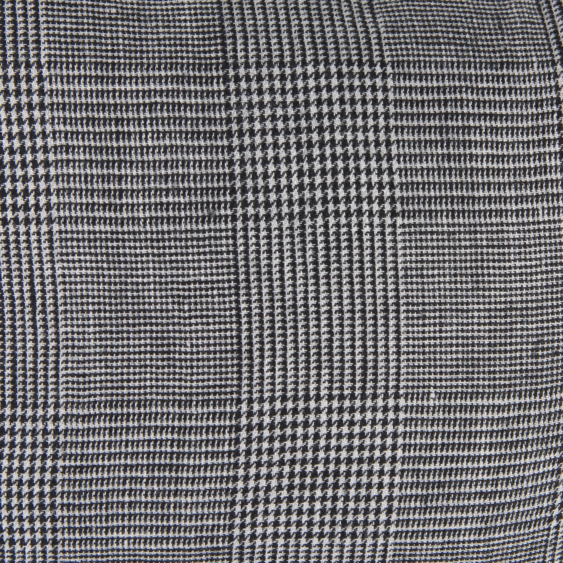 Ramone 20x20 Black and White Fabric Pillow Cover — product photograph