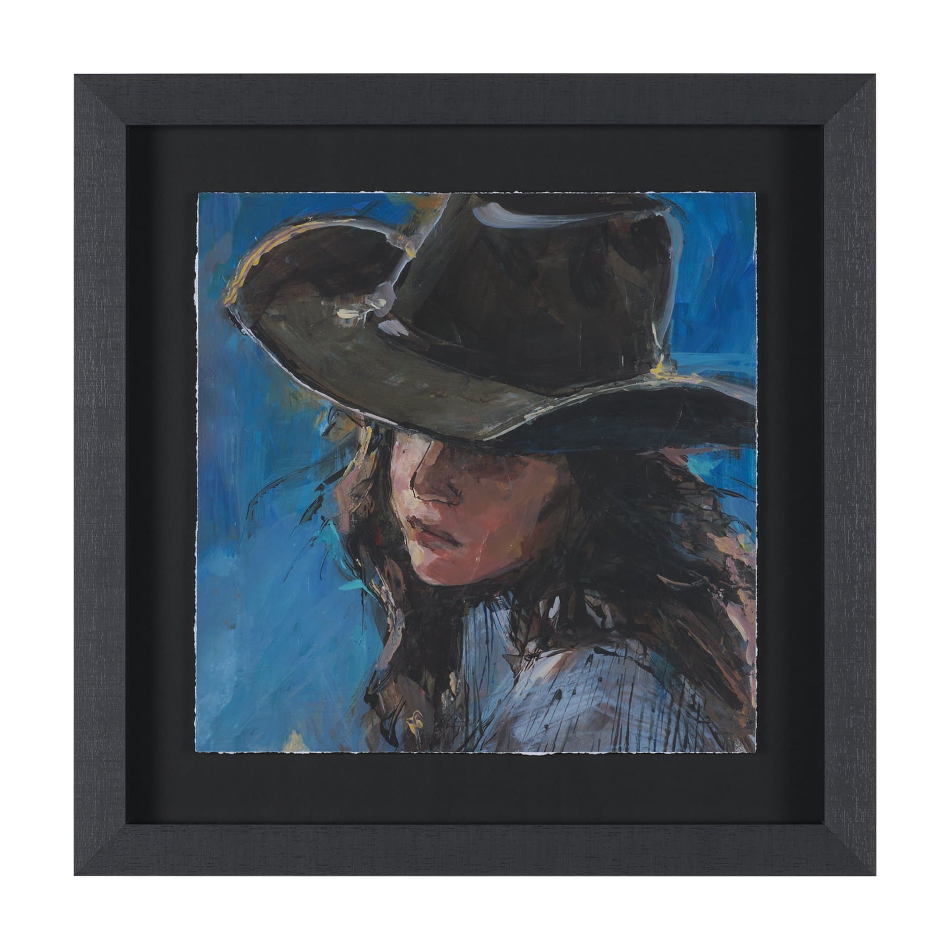 Round Up III by Mercana Studio Textured Framed Artwork Matted under Glass — product photograph