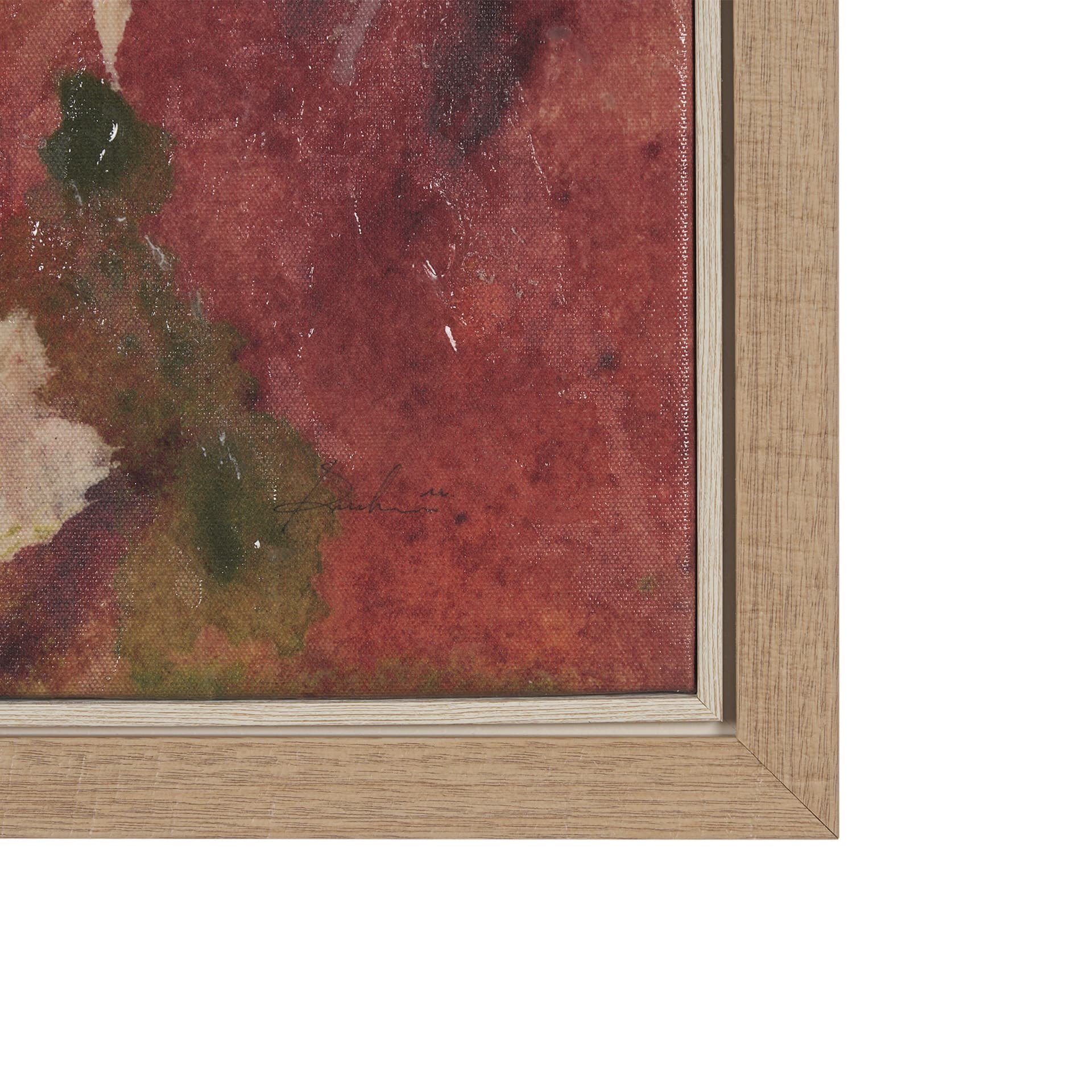 Springs Palette II by Mercana Studio a Hand Embellished Textured Framed Canvas — product photograph