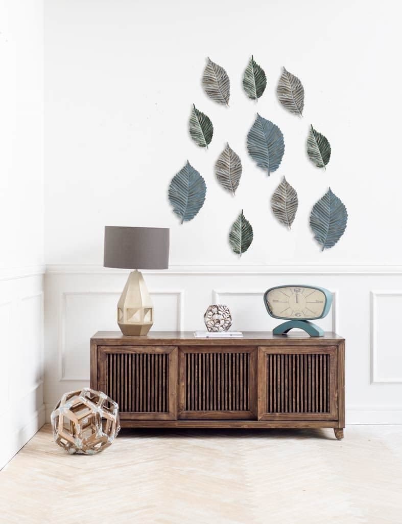 Brattea 14H Medium Metal Leaf Wall Art — product photograph