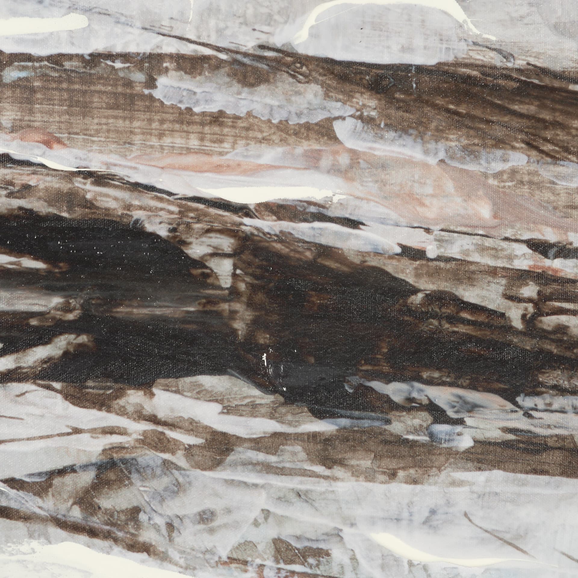 Quiet Horizons I by Mercana Studio Hand-Embellished Textured Framed Canvas Artwork — product photograph