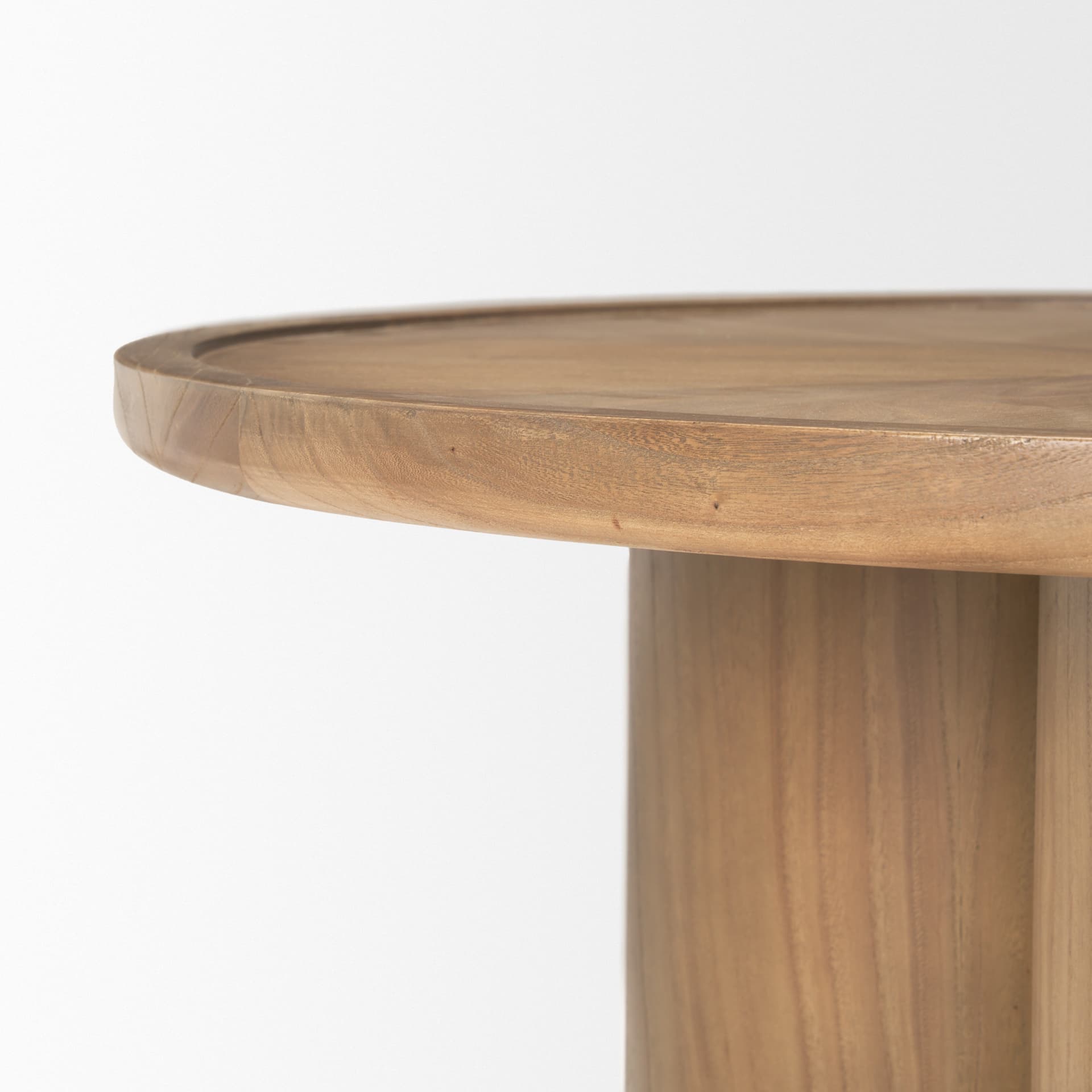 Tavi Medium Brown Round Coffee Table — product photograph