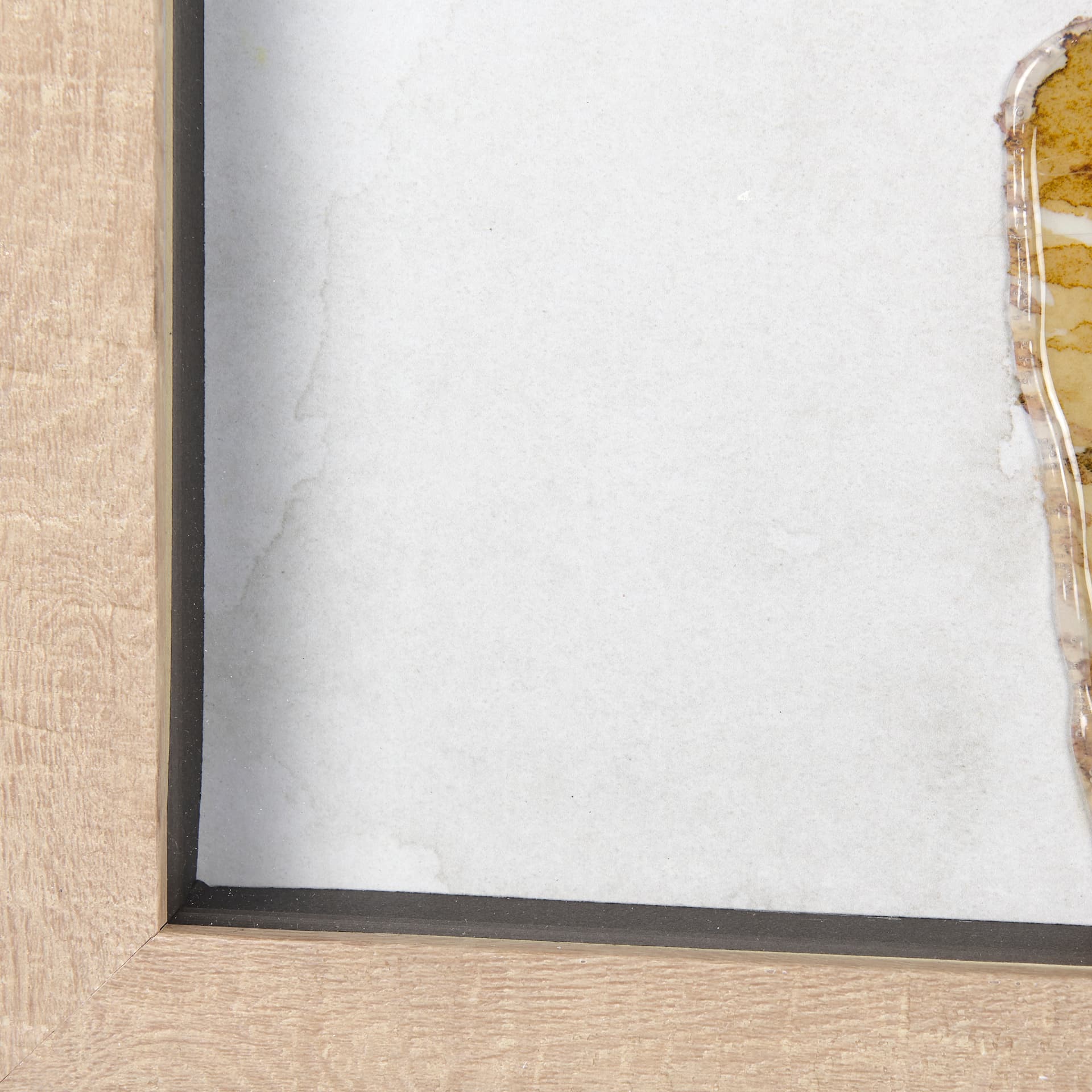 Arid Solitude I by Mercana Studio a Hand Embellished Textured Framed Art Print Matted under Glass — product photograph