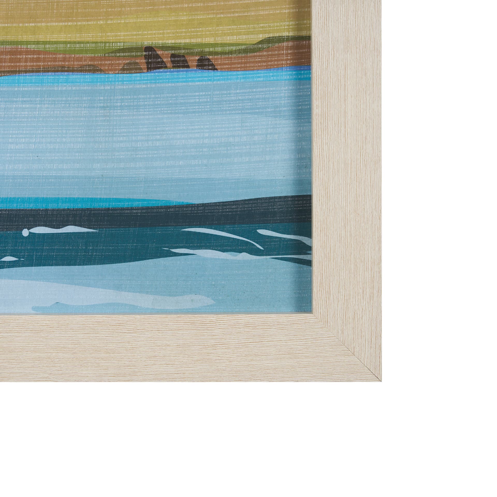 Montana Go USA (L) by Mercana Studio a Hand Embellished Decograph Framed Art Print — product photograph