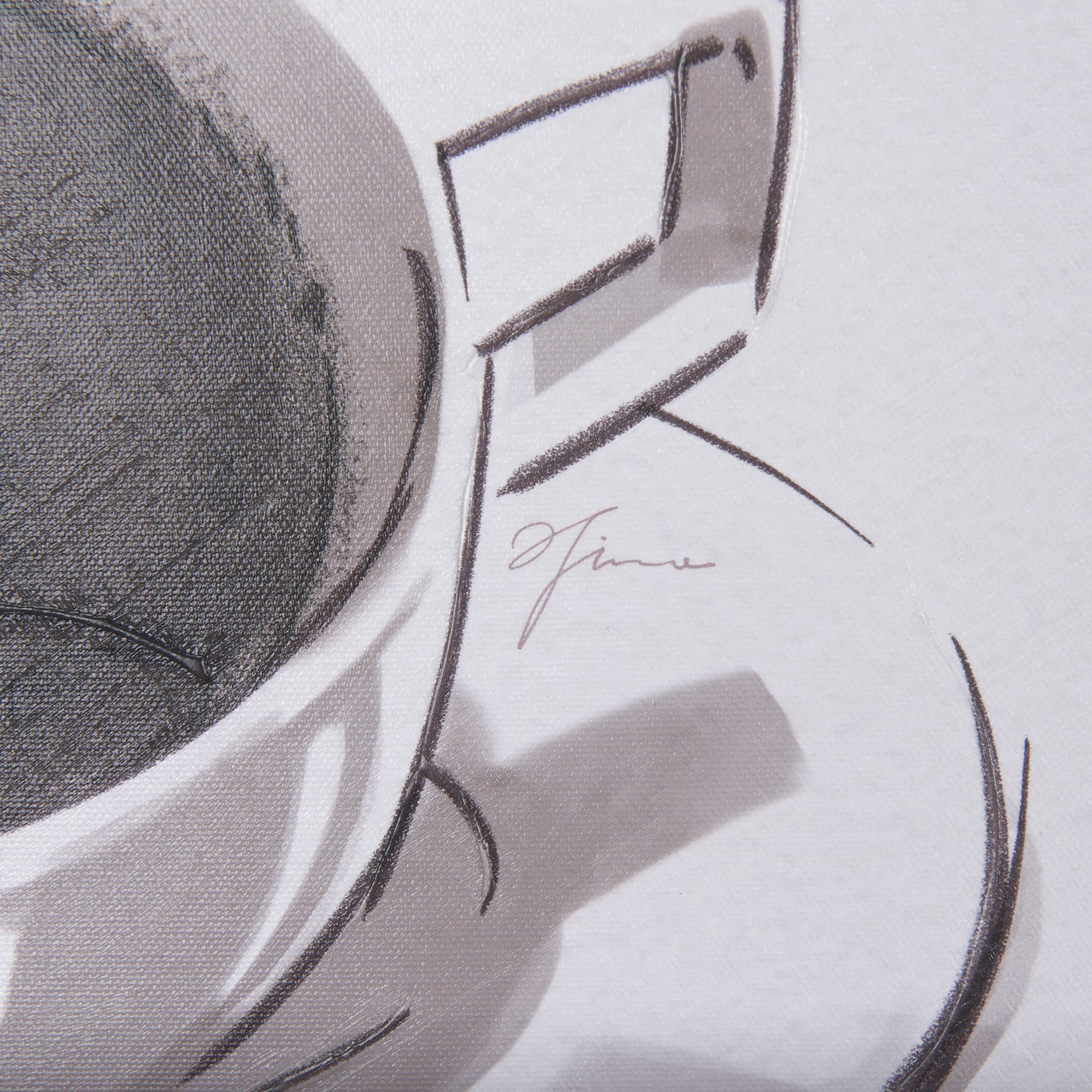 Coffee Cat I by Mercana Studio a Hand Embellished Textured Canvas — product photograph