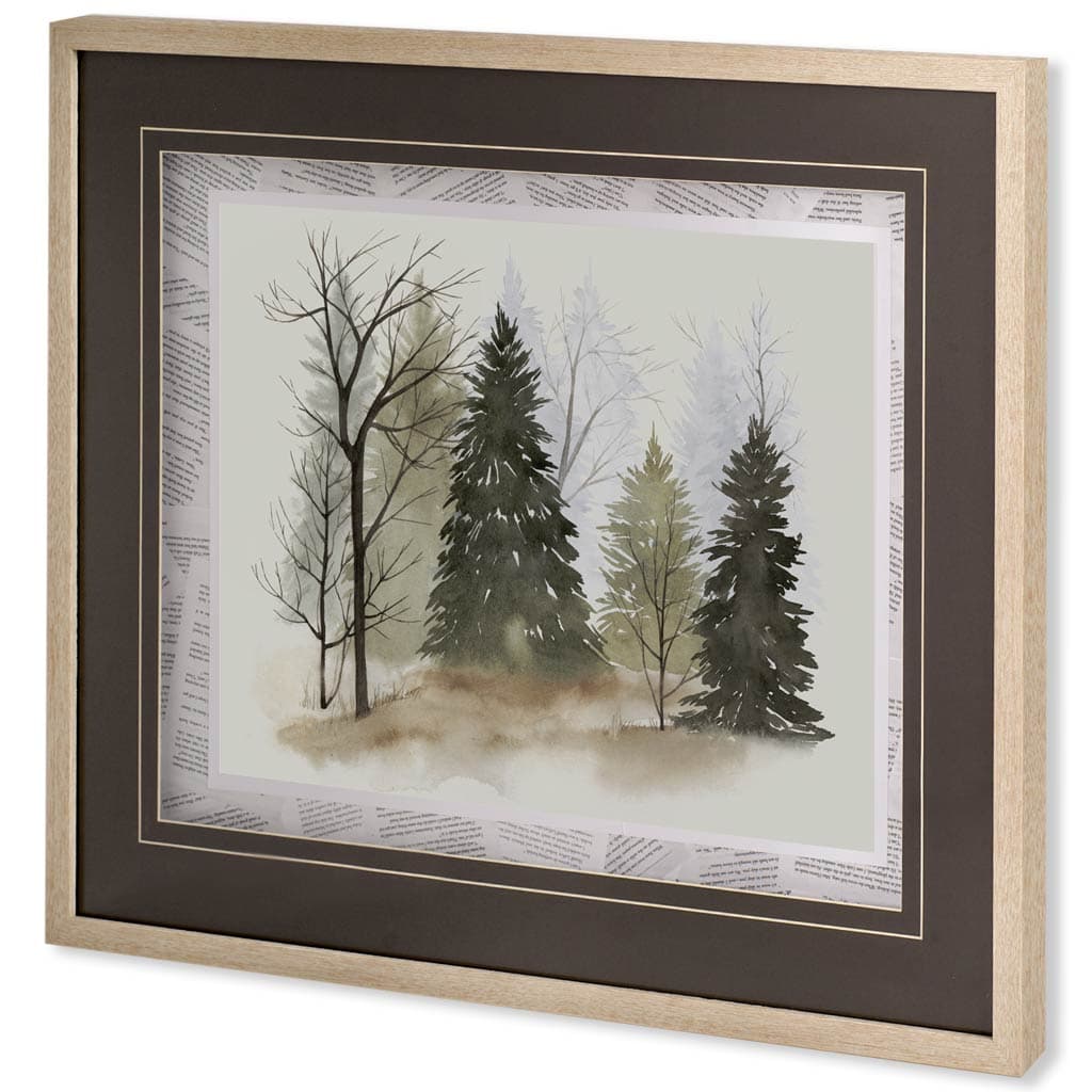 In the Mist II by Grace Popp a Framed Art Print Matted under Glass — product photograph