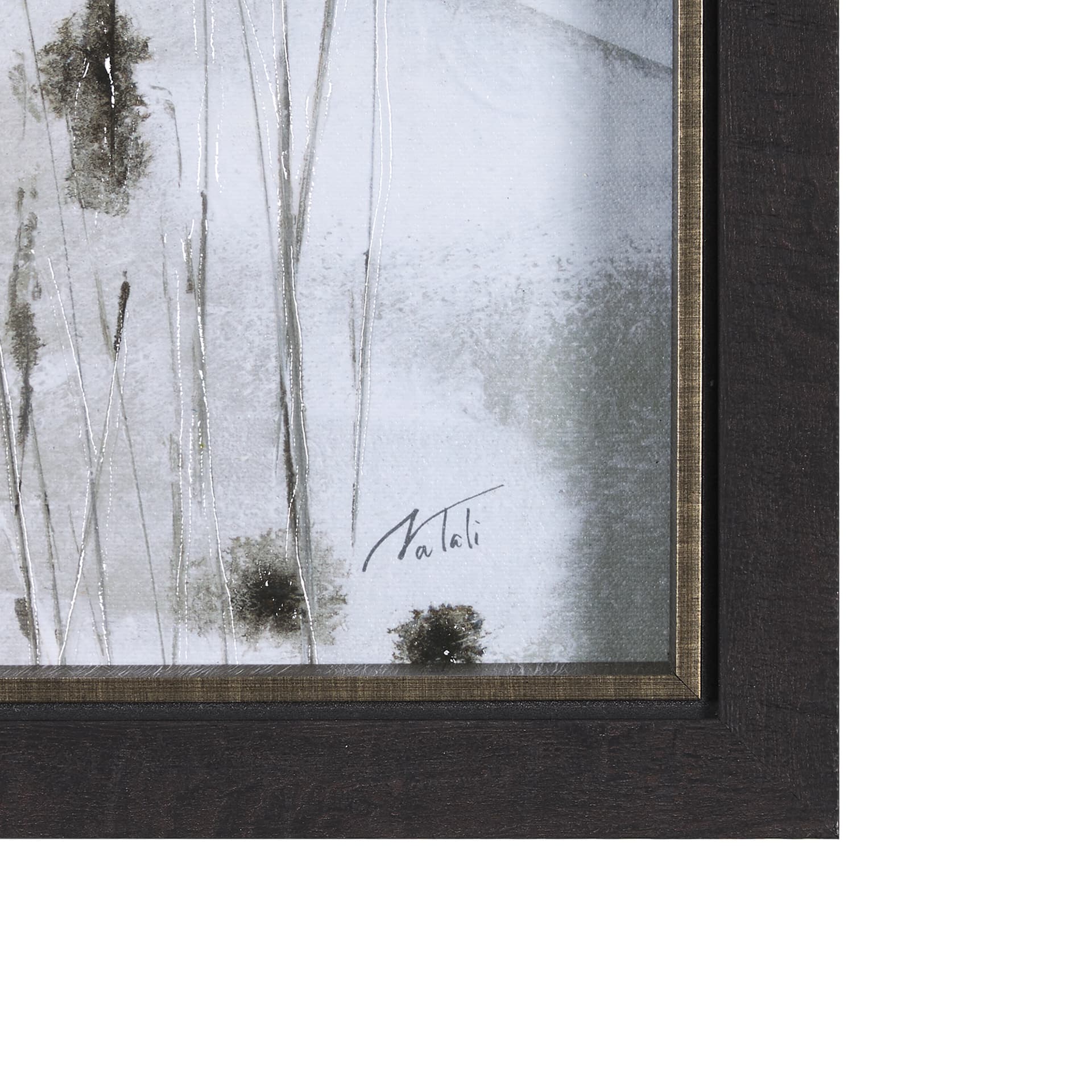 Winter Day II by Mercana Studio a Hand Embellished Textured Framed Art Print — product photograph