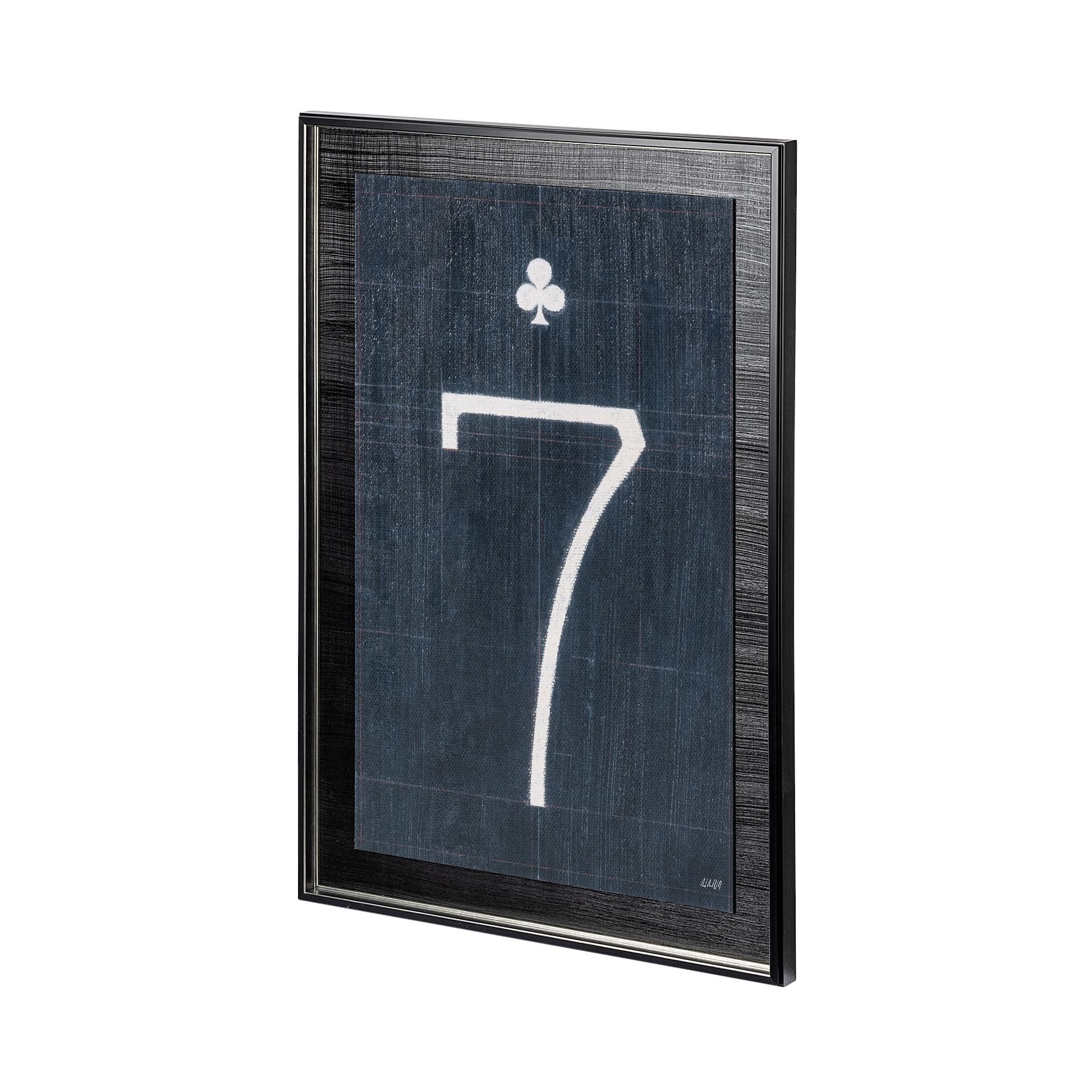Value Collector 7 by Mercana Studio a Hand Embellished Textured Framed Art Print — product photograph