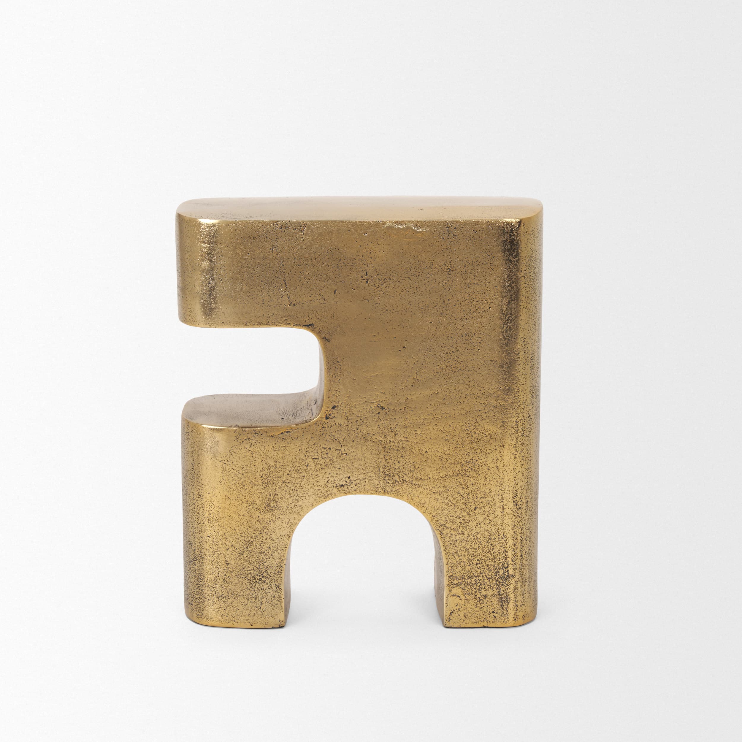 Renni Antiqued Brass Large Decorative Sculpture — product photograph