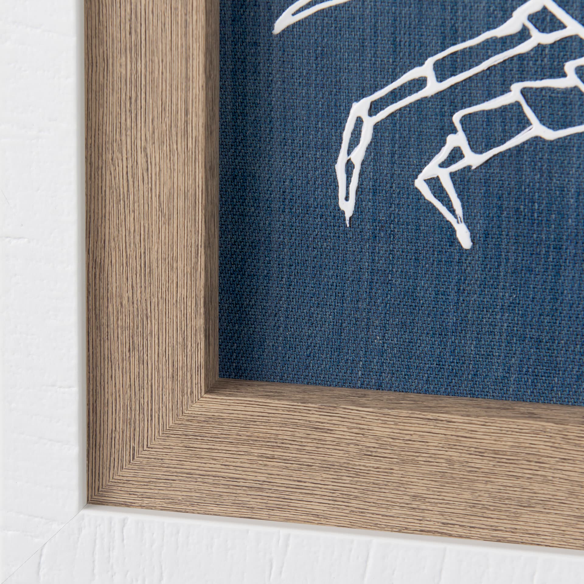 Dimegemess Crab I by Mercana Studio a Hand Embellished Textured Framed Art Print — product photograph