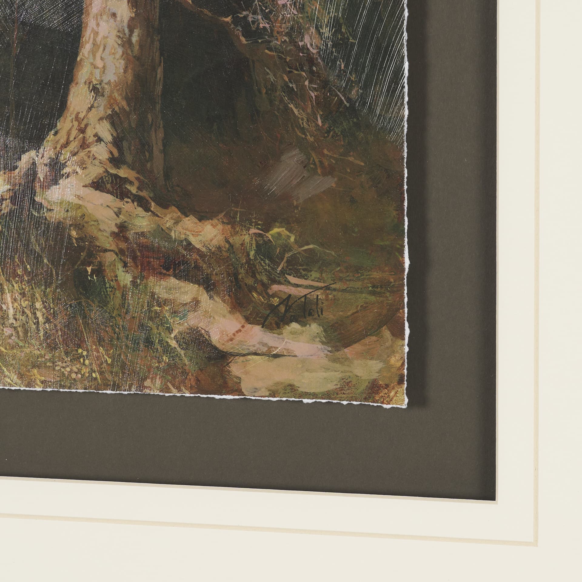 Heart of the Forest IV by Mercana Studio Textured Framed Artwork Matted under Glass — product photograph