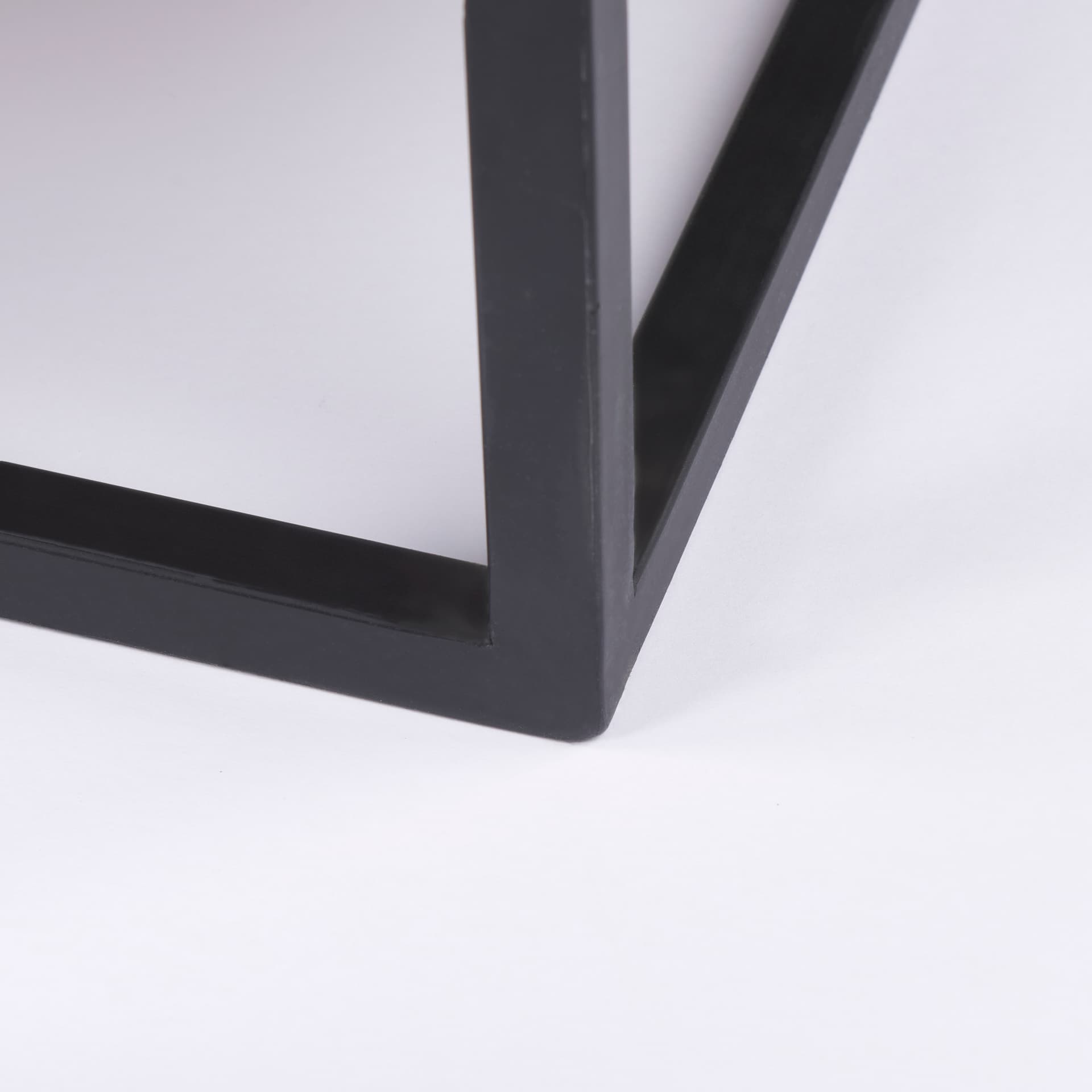 Sloan 80.0L x 17.0W x 36.0H Black Wood W/Black Metal Frame Sideboard — product photograph