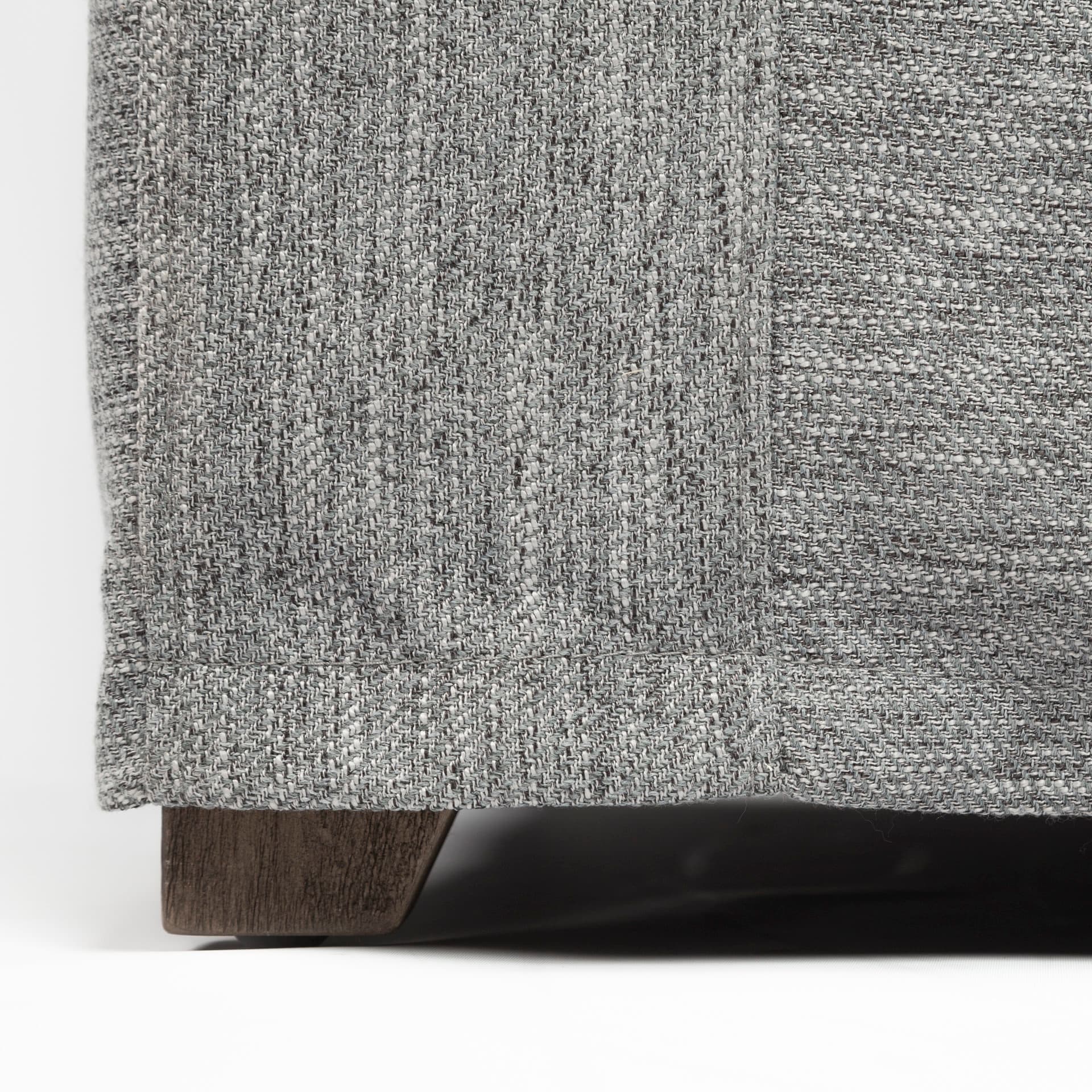 Denly II 92.5W Casterock Gray Slipcover Three Seater Sofa — product photograph