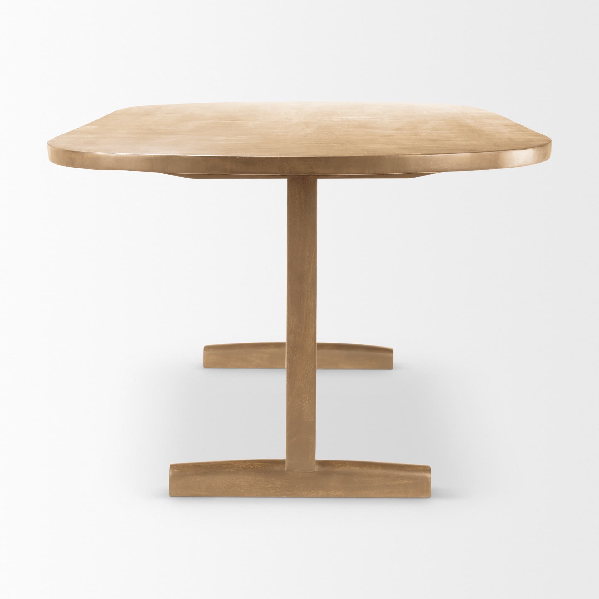 Viktor 94"L x 42"W Dining Table | Modern | Light Brown Wood | Seats 4 — product photograph