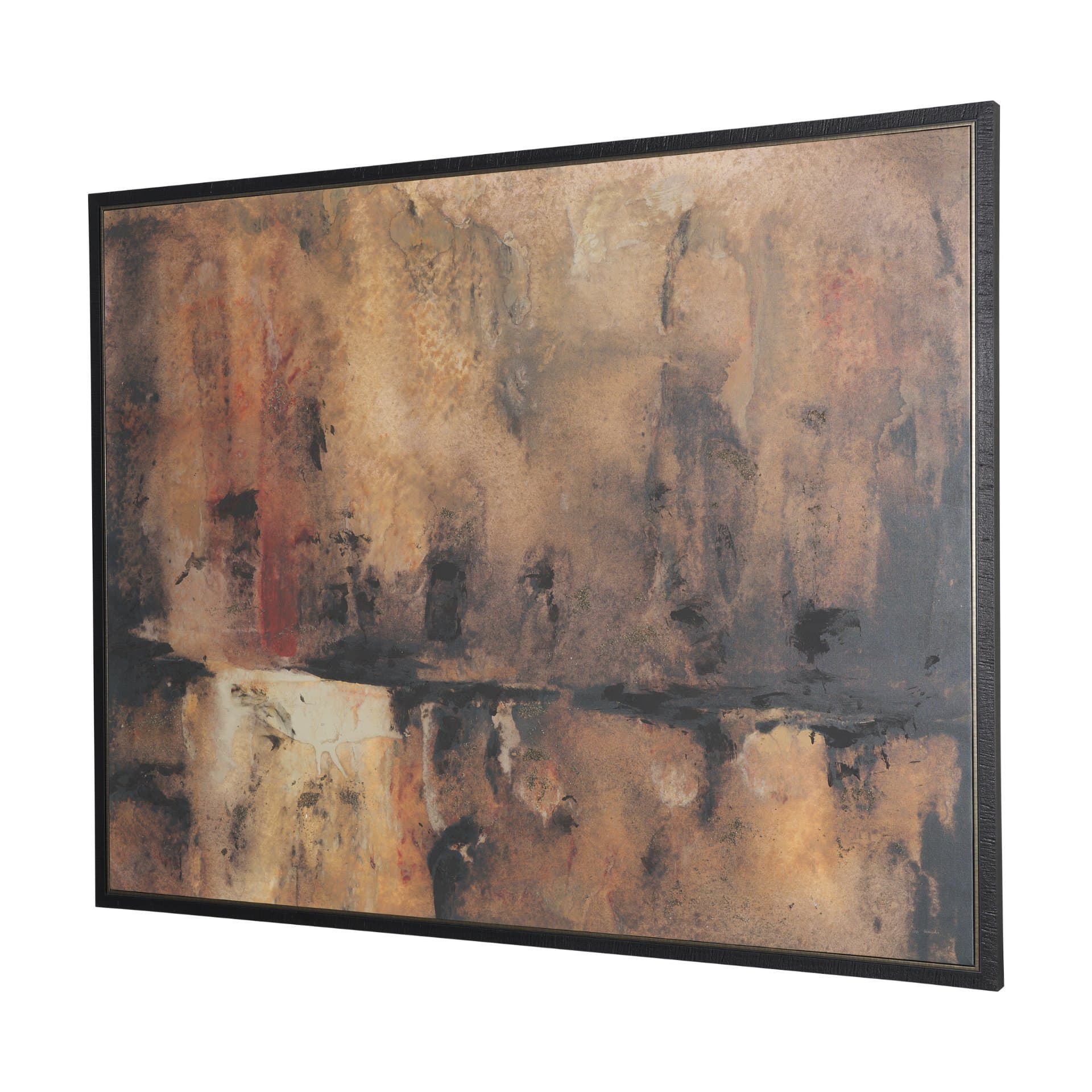 Give or Take by Ira Havuka Hand-Embellished Textured Framed Canvas Artwork — product photograph