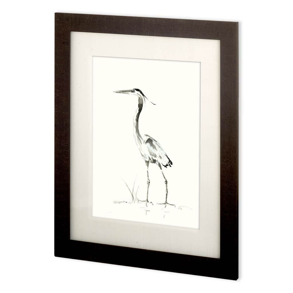 Custom Evening Watch II (MC) by Nan Rae Hand Embellished Textured Framed Art Print Matted under Glas — product photograph