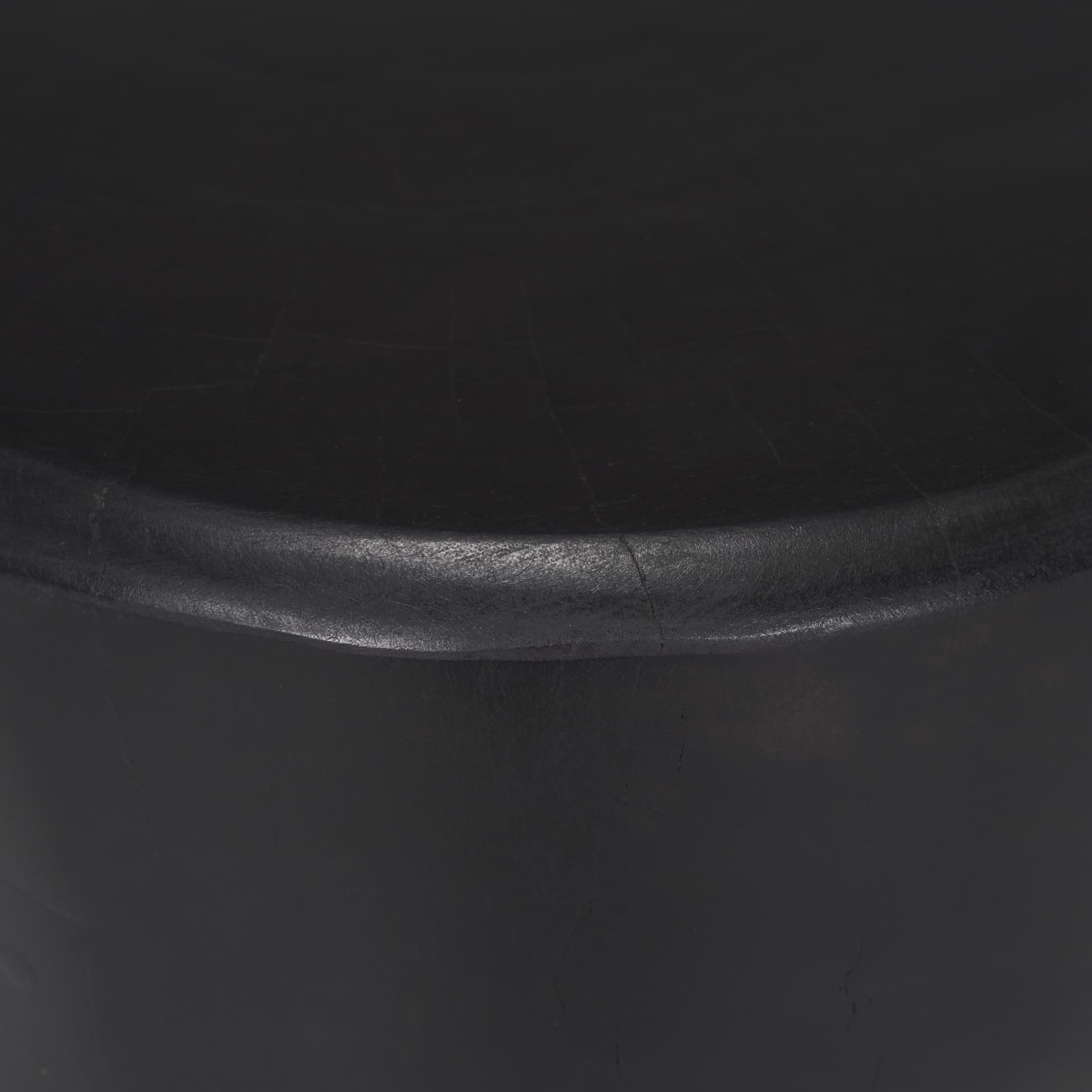 Riya Solid Black Wooden Stool — product photograph