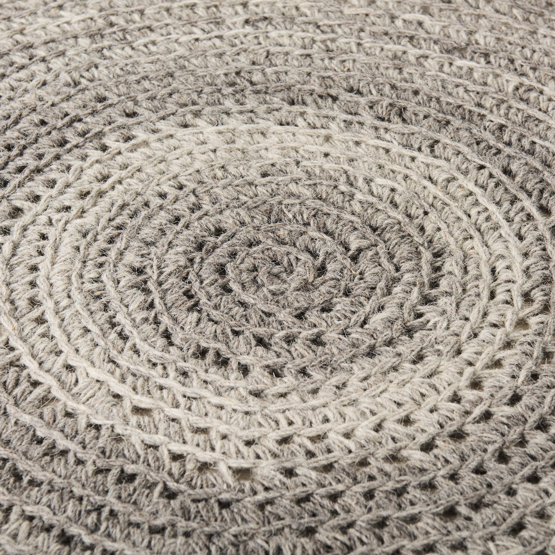 Bina 30.0L x 30.0W x 15.0H Dark Gray 4 Legged Wool Stool — product photograph