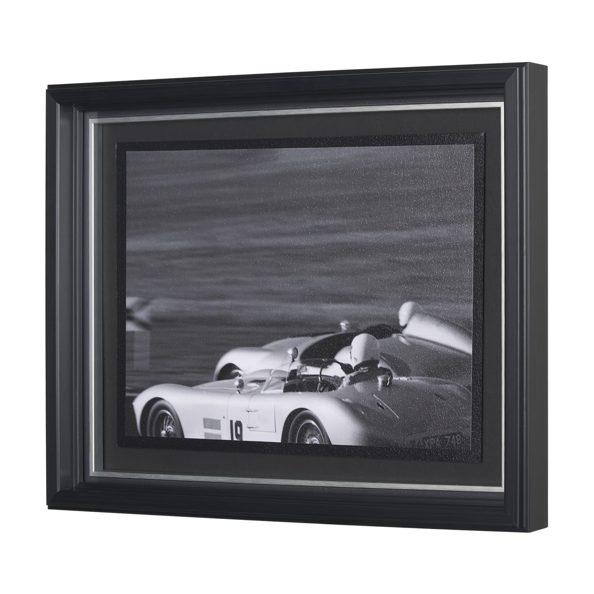 Neck and Neck by Ben Wood a Hand Embellished Framed Photo Art Print Matted under Glass — product photograph