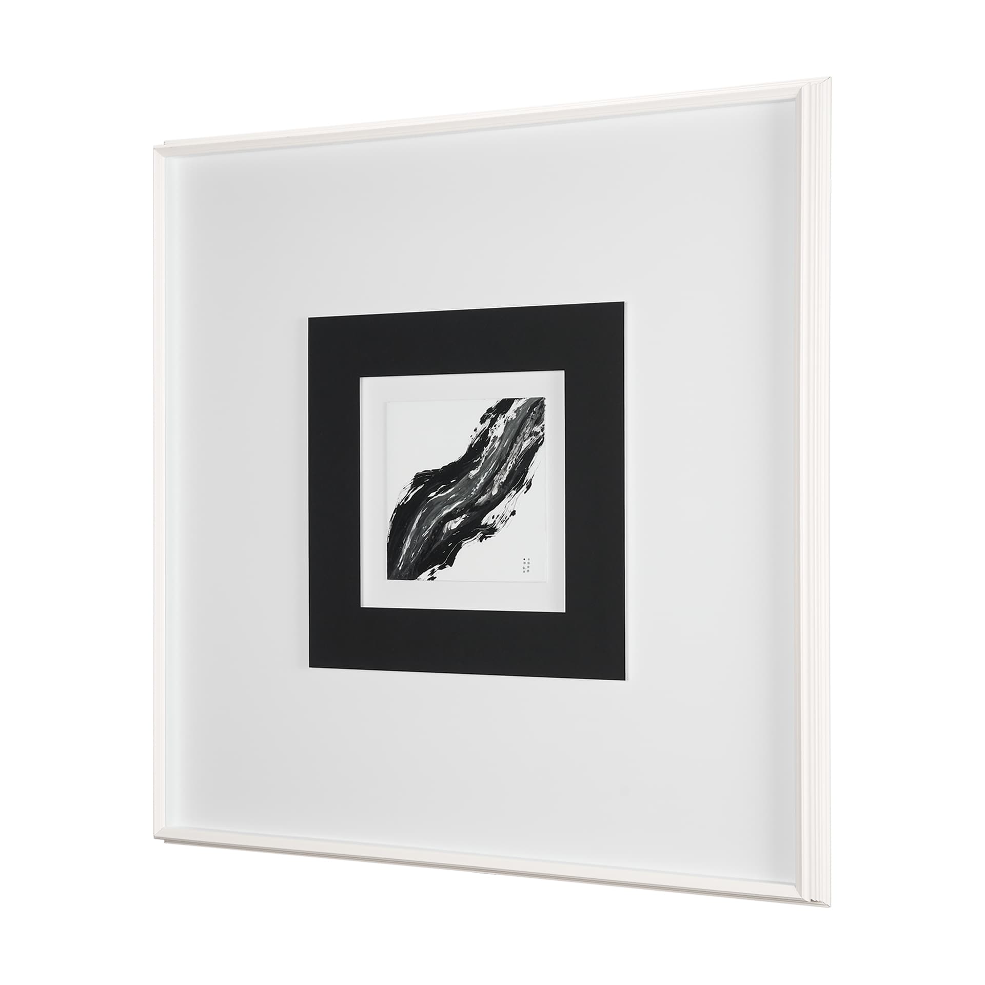 Lava Flow II by Studio M a handmade Original Framed Artwork under Glass — product photograph
